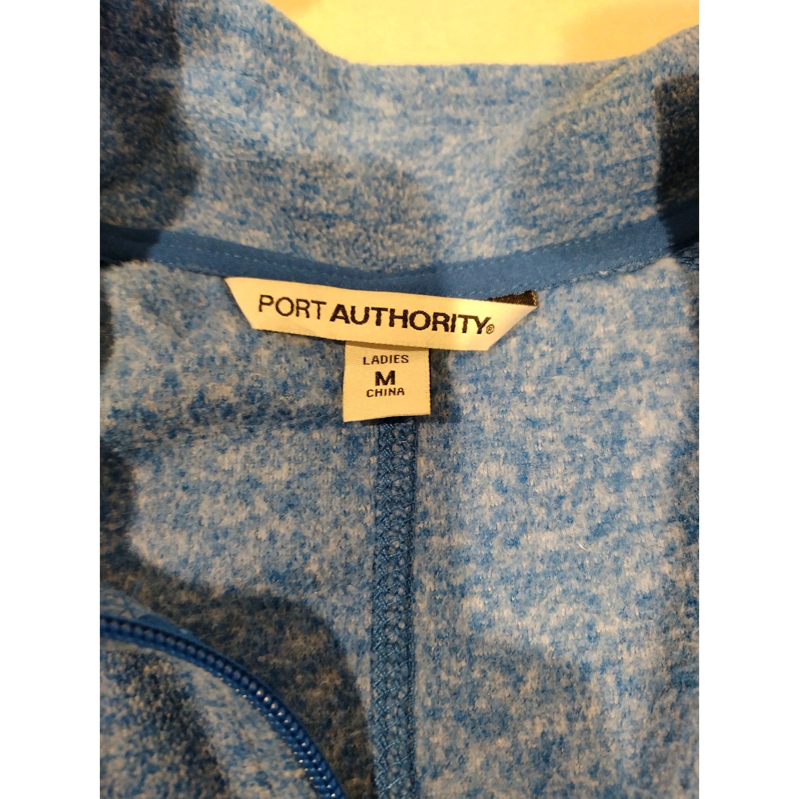 Port Authority Port Authority Women Full Zip Jacket Long Sleeve Pocket Blue Size M / US 6-8 / IT 42-44 - 10 Thumbnail