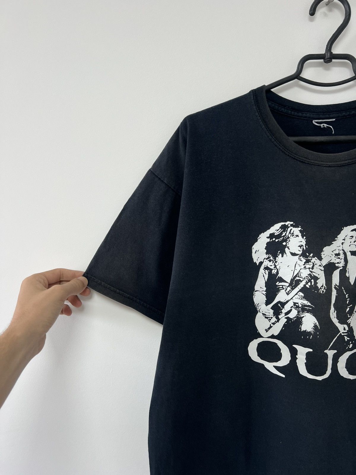 Vintage Vintage 90’s Status Quo Rock Band t shirt Big logo Black XL Size US XL / EU 56 / 4 - 3 Thumbnail