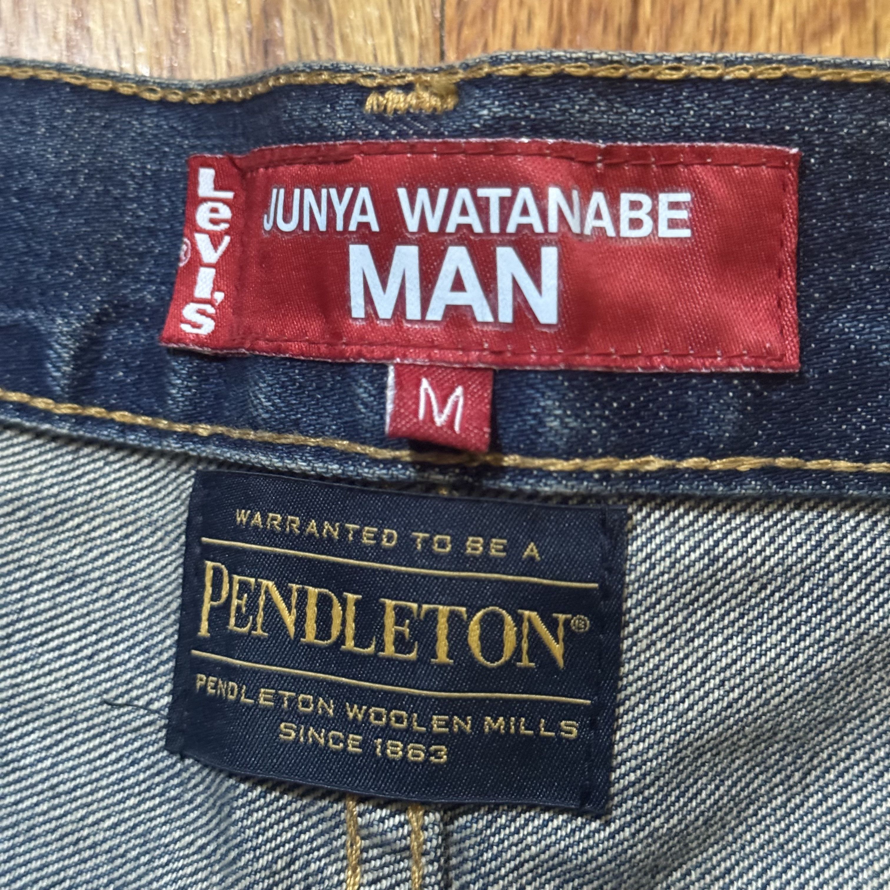 Junya Watanabe × Levi's × Pendleton Junya Watanabe Comme CDG Levi’s Pendleton Patchwork Denim Size US 34 / EU 50 - 8 Thumbnail