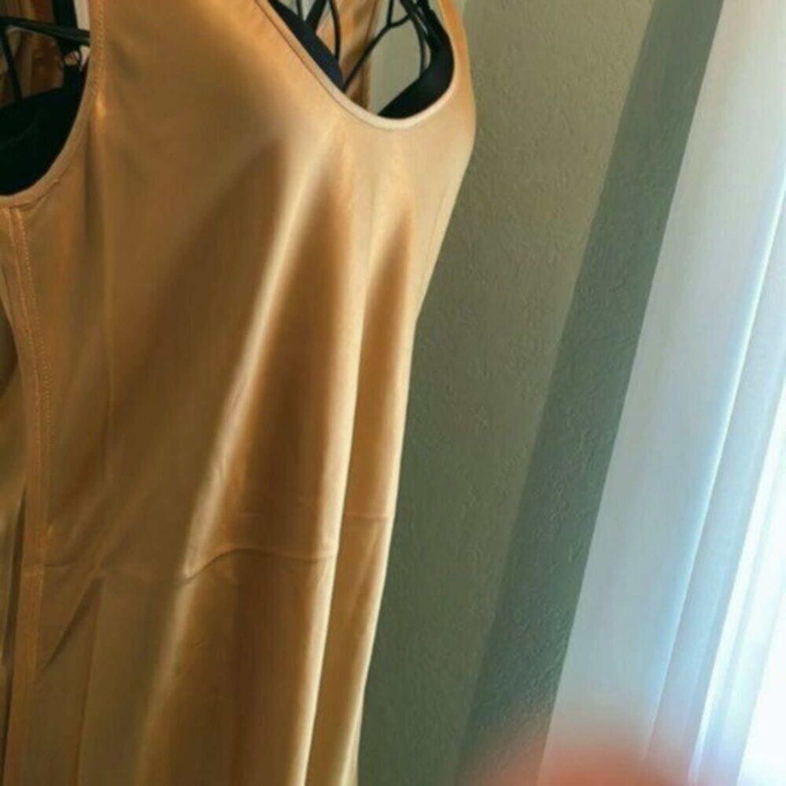 Acne Studios Acne Studios Satin slip dress Gold US 10 Size L / US 10 / IT 46 - 16 Thumbnail