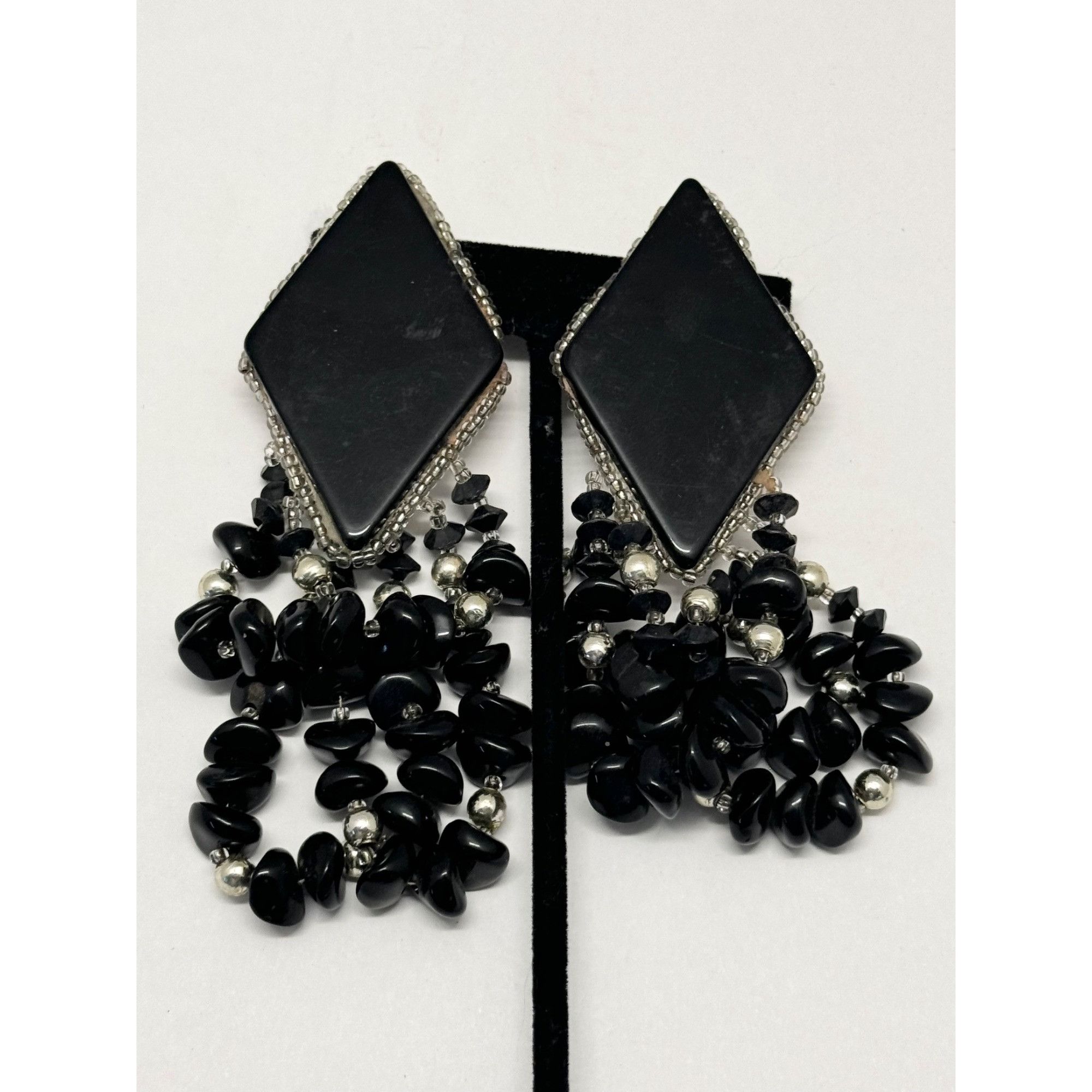 Vintage Vintage beaded tassel earrings Size ONE SIZE - 3 Thumbnail