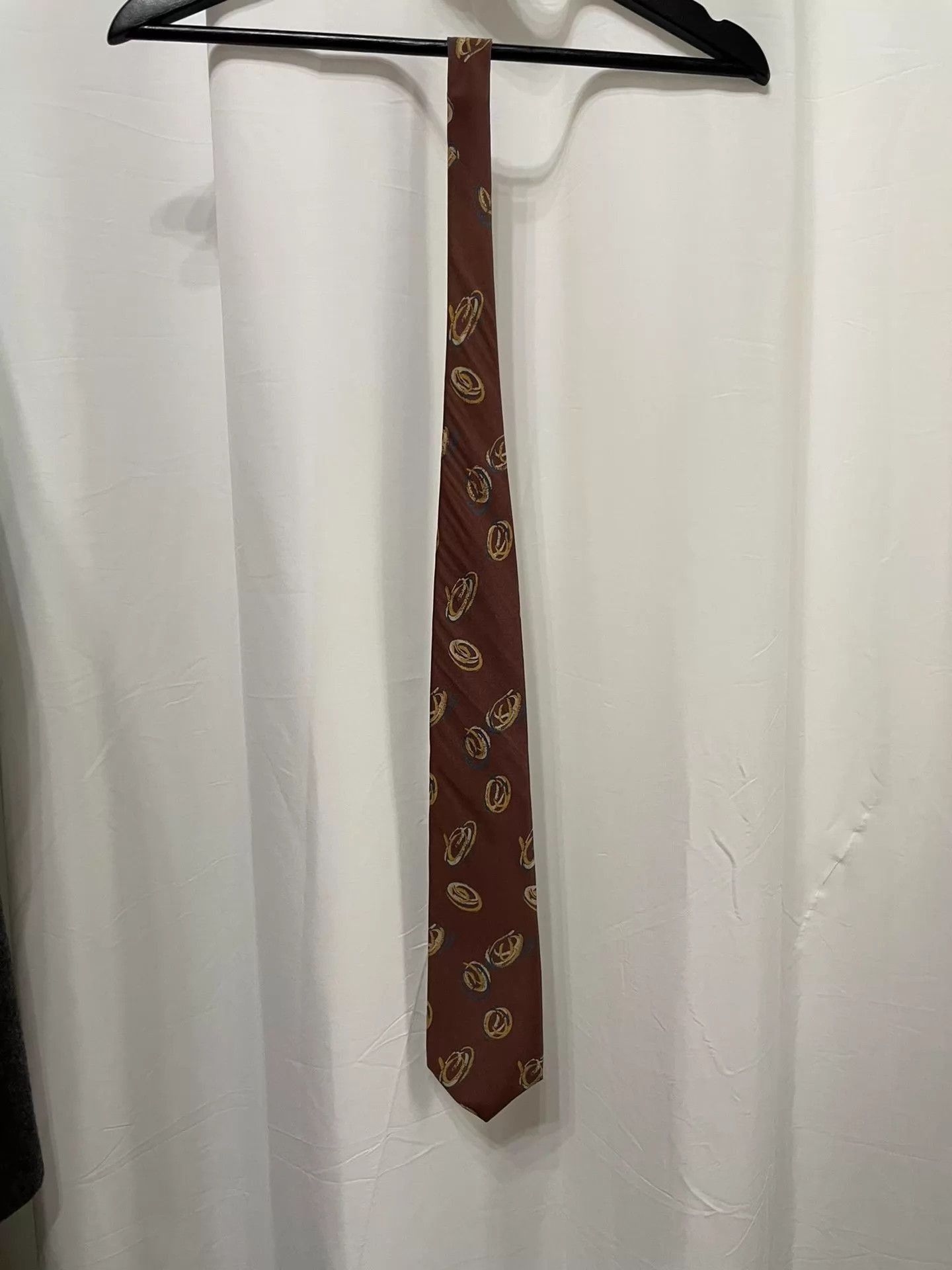 Issey Miyake Multi-Patterned Swirl Design Necktie Size ONE SIZE - 1 Thumbnail
