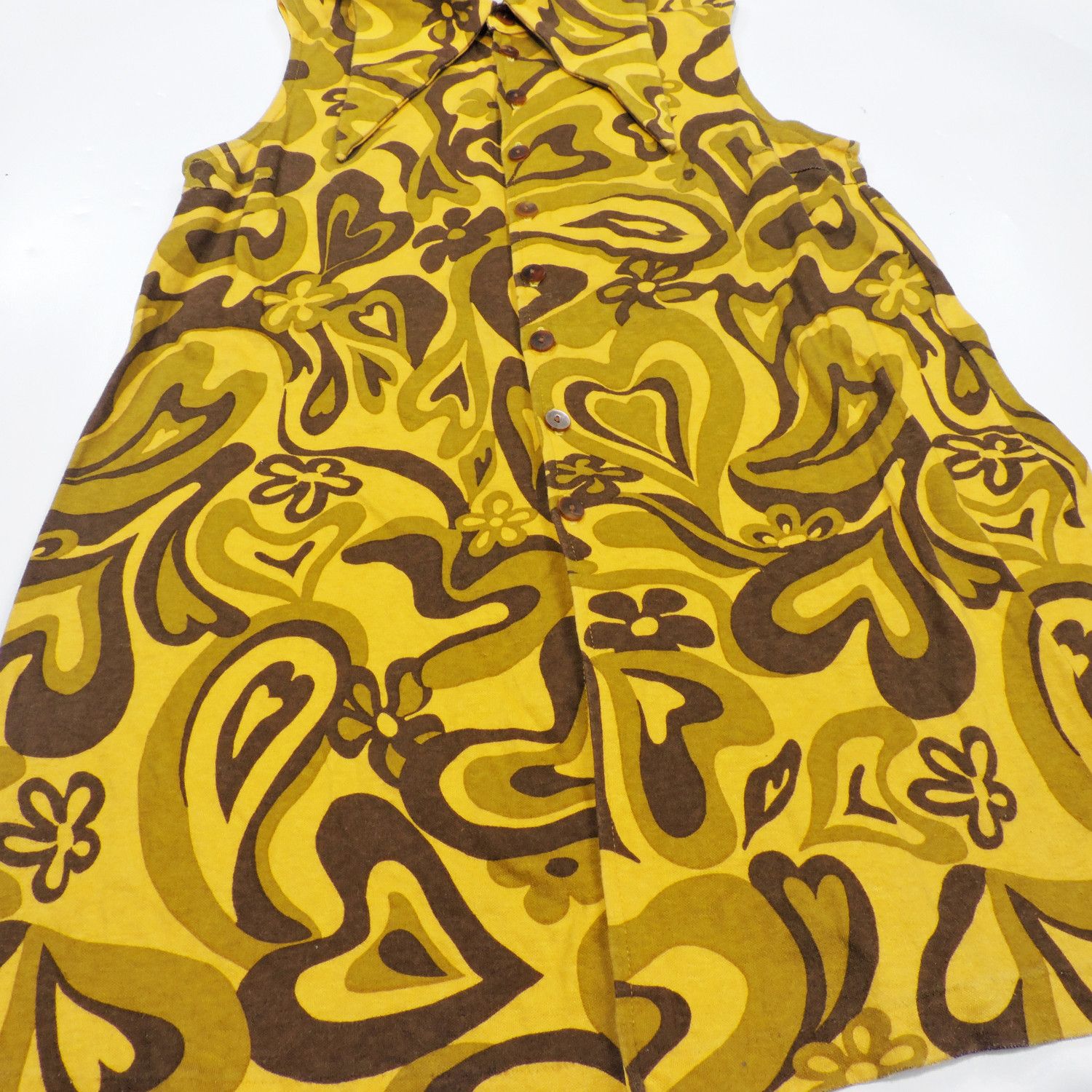 If Six Was Nine OZONE COMMUNITY LOVE PATTERNED SLEEVELESS SHIRT Size M / US 6-8 / IT 42-44 - 7 Thumbnail