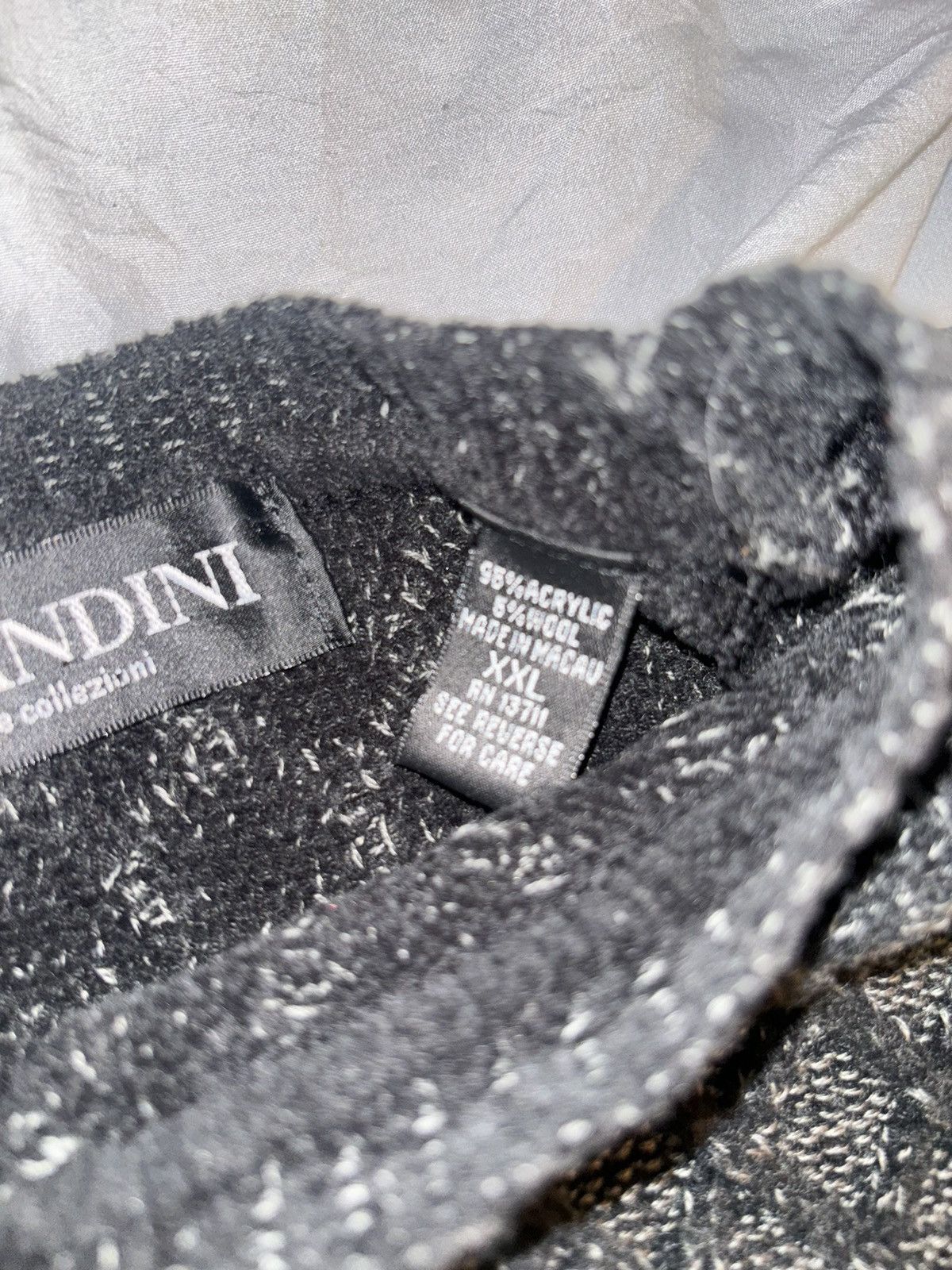Brandini Brandini le collezioni vintage black sweater XXL Size US XXL / EU 58 / 5 - 7 Thumbnail