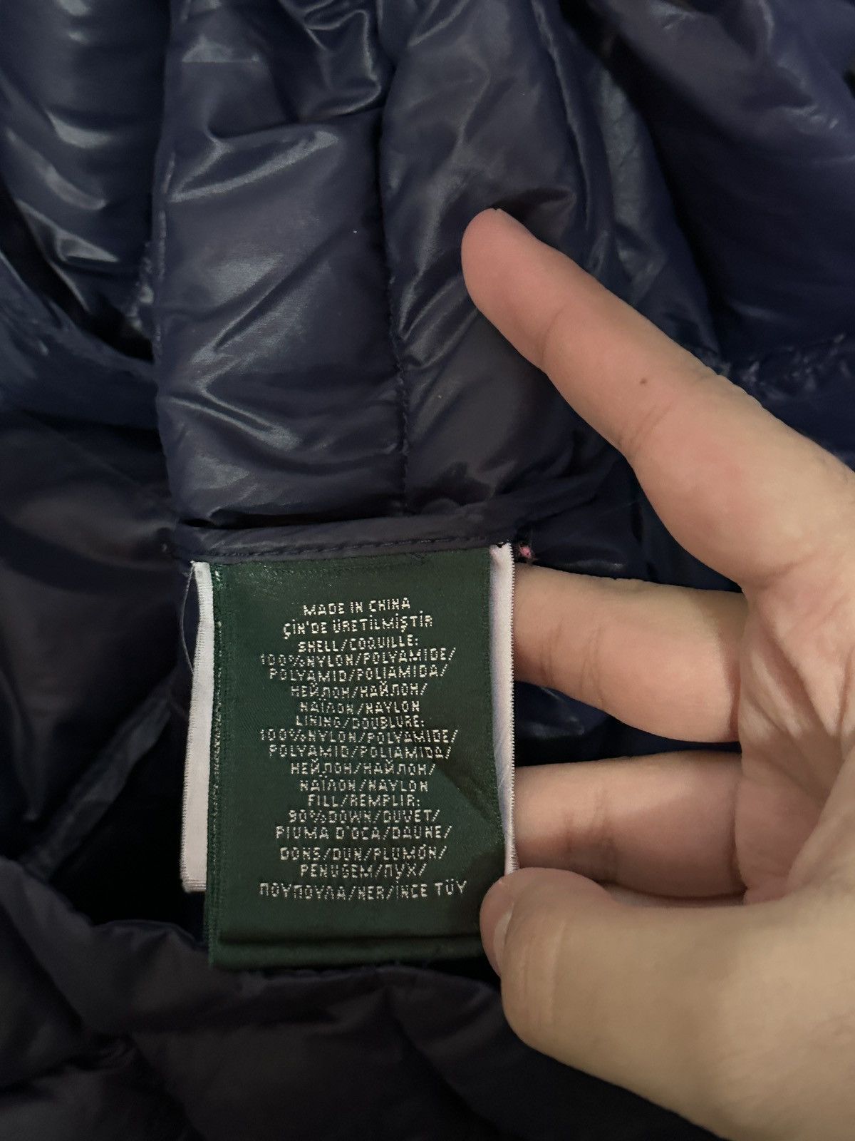 Lauren Ralph Lauren Lauren Ralph Lauren Women's Navy Blue Down Puffer Jacket Size L / US 10 / IT 46 - 17 Thumbnail