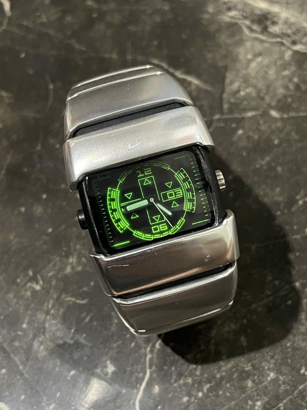 Nike NIKE D Line WC0008-001 BIG AL green display wrist watch Size ONE SIZE - 1 Thumbnail
