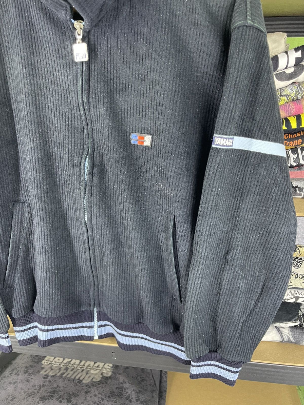 Yamaha Vintage 90's Yamaha Corduroy Full-Zip Sweatshirt Size US M / EU 48-50 / 2 - 4 Thumbnail