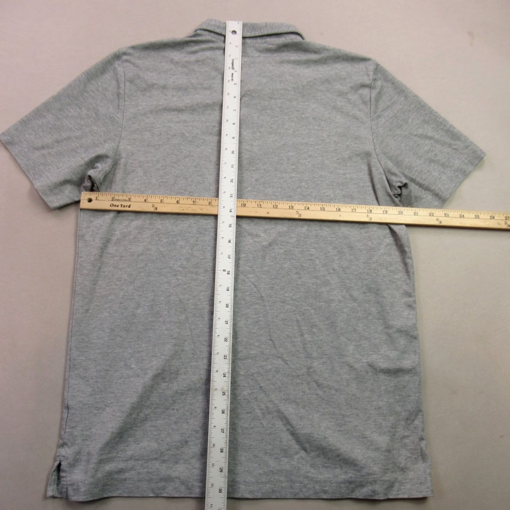 TravisMathew Travis Mathew Polo Golf Shirt Striped Gray Short Sleeve Lightweight | Mens L Shirt Size US L / EU 52-54 / 3 - 7 Thumbnail