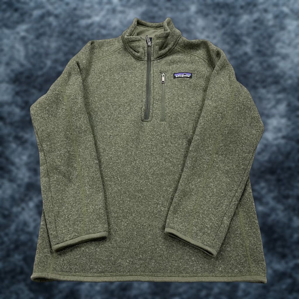 Patagonia Patagonia Better Sweater Mens Small Green 1/4 Zip Fleece Pullover Hiking Jacket Patagonia Better Sweater Green S Regular Mens Size US S / EU 44-46 / 1 - 1 Thumbnail