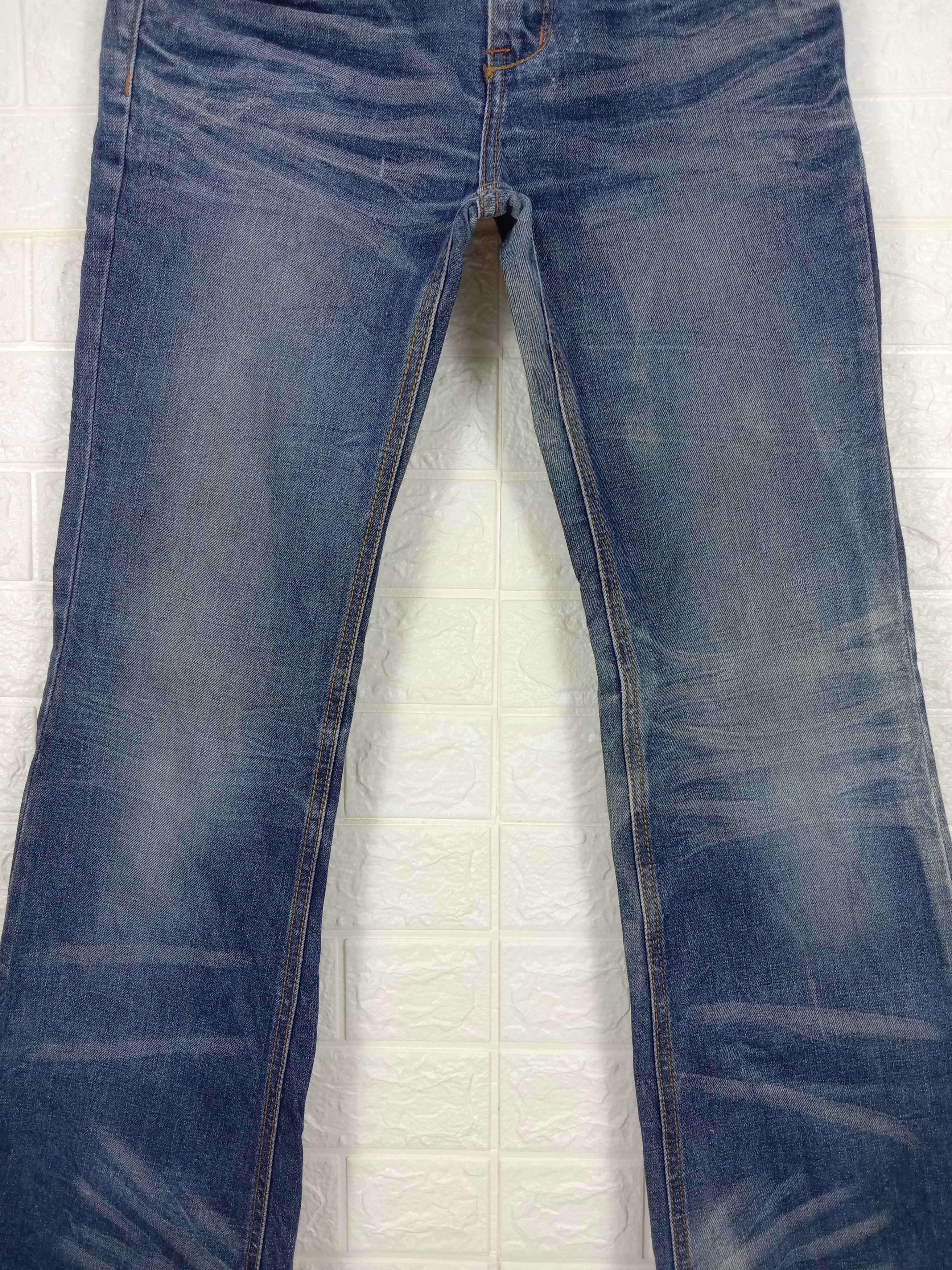Japanese Brand Vintage Red Pepper Blue Wash Flare Jeans Bell Bottom Denim Size 28" / US 6 / IT 42 - 3 Thumbnail