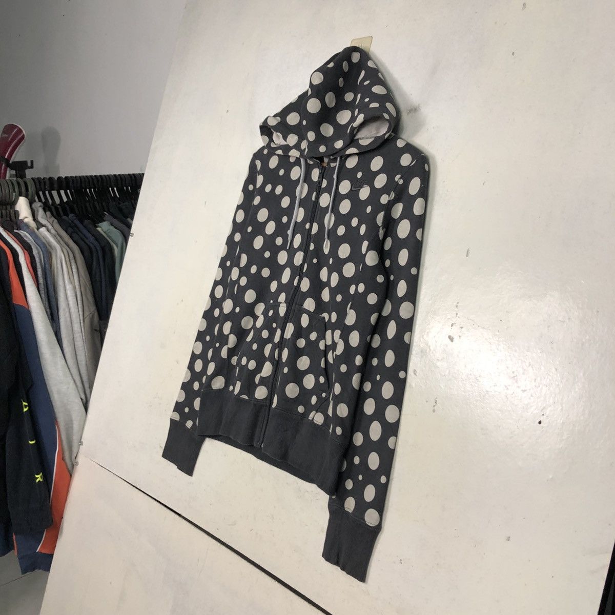 Nike 📌Nike Sportswear Zipper Hoodie Polkadot Design Full Print Size US S / EU 44-46 / 1 - 4 Thumbnail