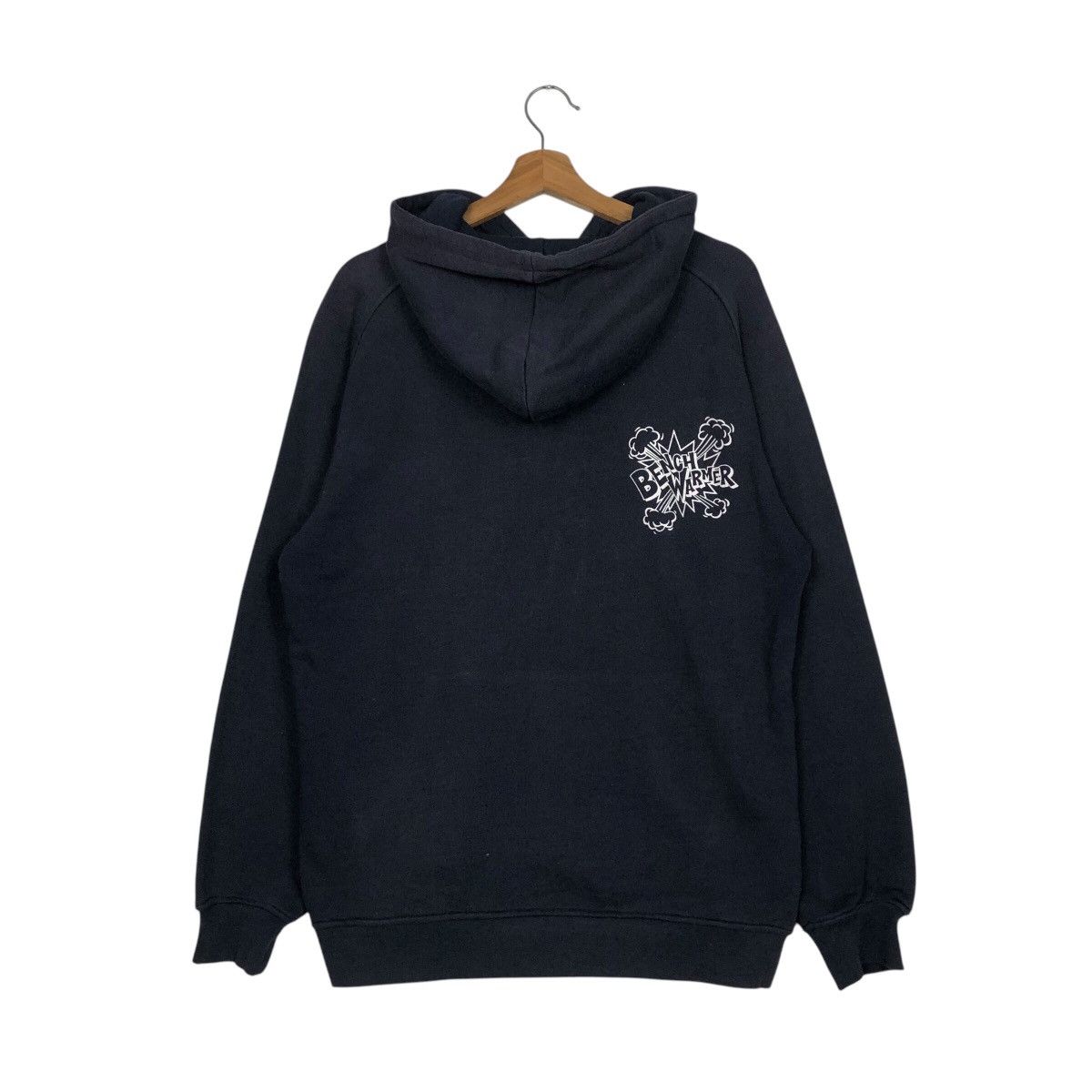 Japanese Brand 📌Vintage Hoodie Pull Over Bench Warmer Basket Ball Big Logo Size US M / EU 48-50 / 2 - 9 Thumbnail
