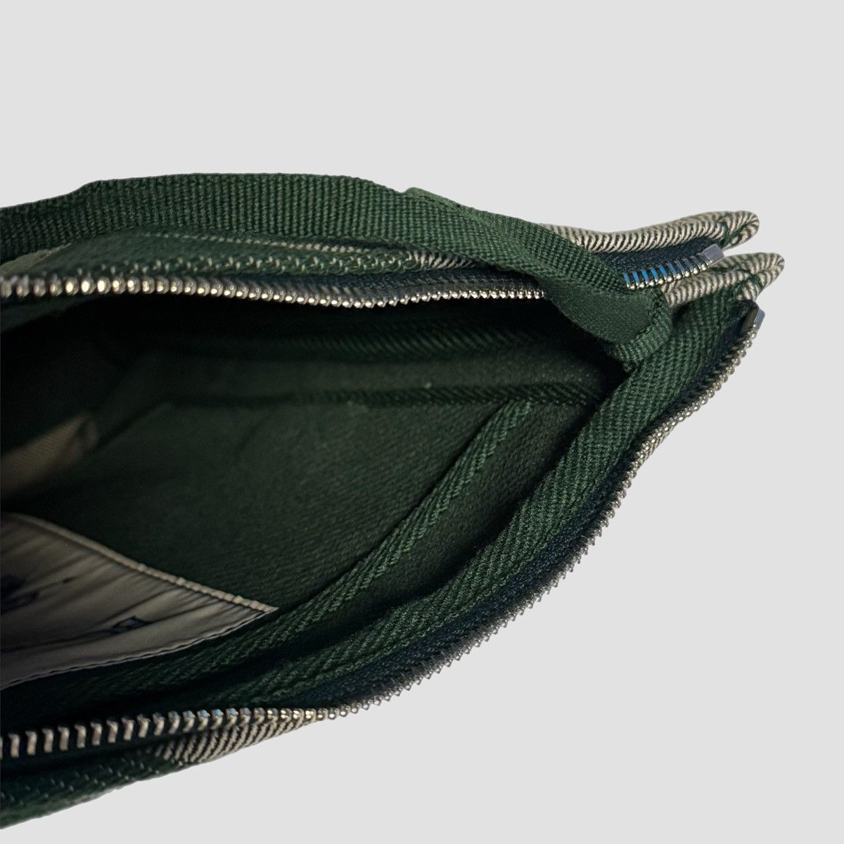 Burberry Burberry EKD Canvas Pouch Green Size ONE SIZE - 3 Thumbnail