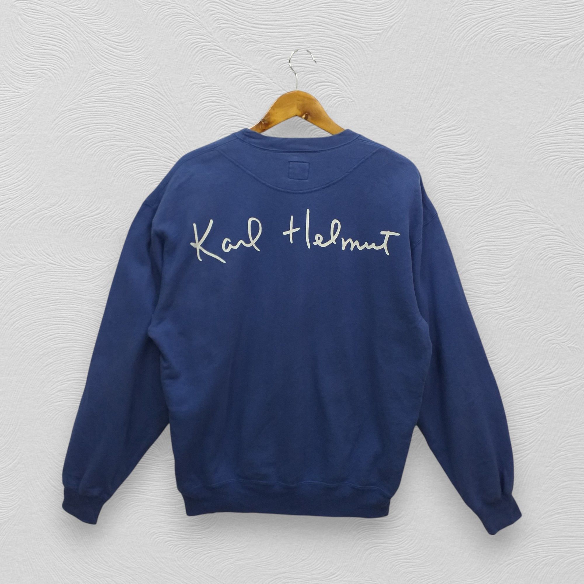 Japanese Brand Vintage Karl Helmut Spell Out Sweatshirt -SW019 Size US L / EU 52-54 / 3 - 1 Thumbnail