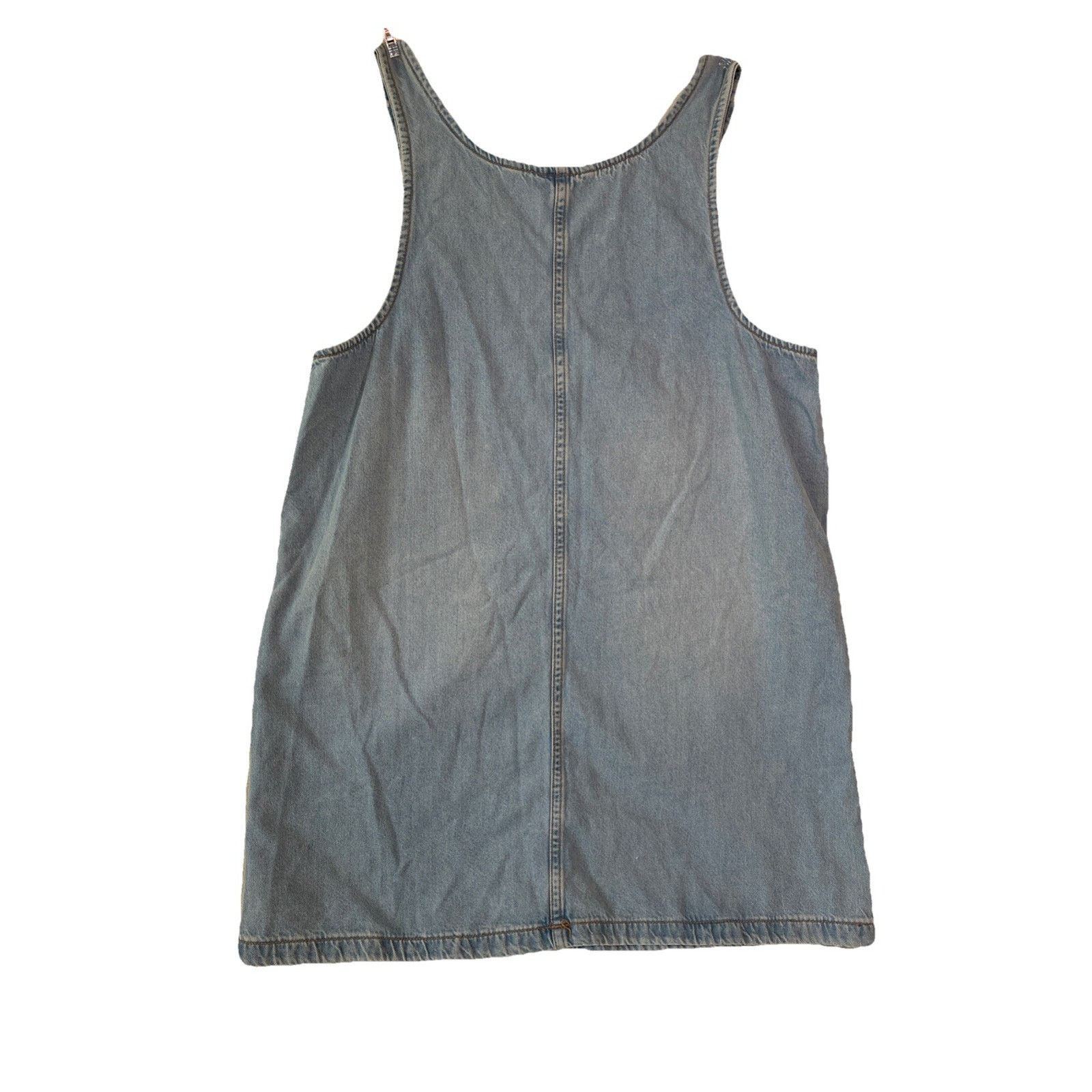 American Eagle Outfitters NWT American Eagle Outfitters Medium Denim Pinafore Dress Size M / US 6-8 / IT 42-44 - 7 Thumbnail