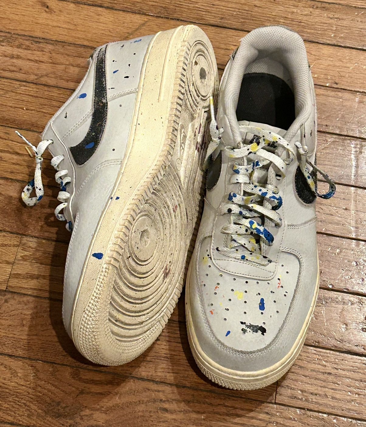 Nike Nike Air Force 1 Low Paint Splatter Size US 13 / EU 46 - 10 Thumbnail