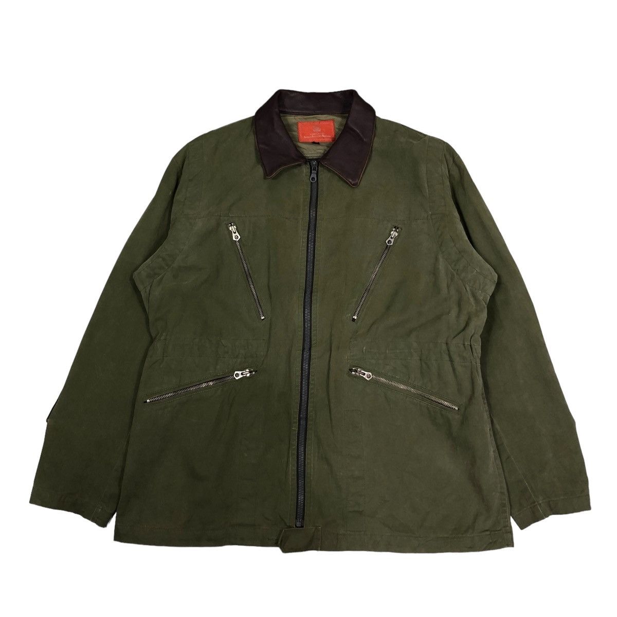 Avirex 🔥VINTAGE LEATHER JACKET PARTS AVIREX USA CARGO POCKETS Size US L / EU 52-54 / 3 - 1 Thumbnail
