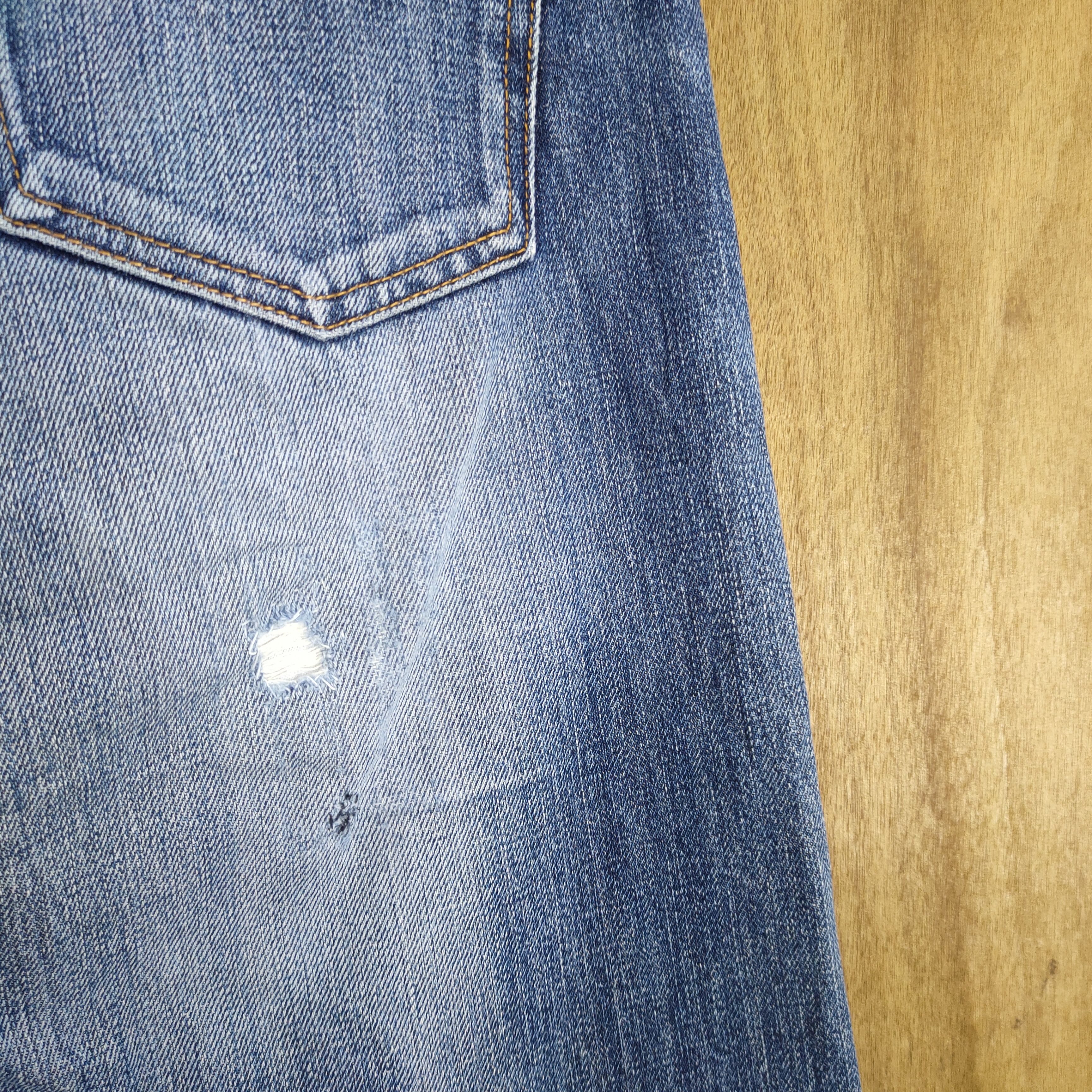 Japanese Brand 32×30 💥 VINTAGE JAPANESE SELVEDGE DISTRESSED JEANS PANTS Size US 32 / EU 48 - 11 Thumbnail
