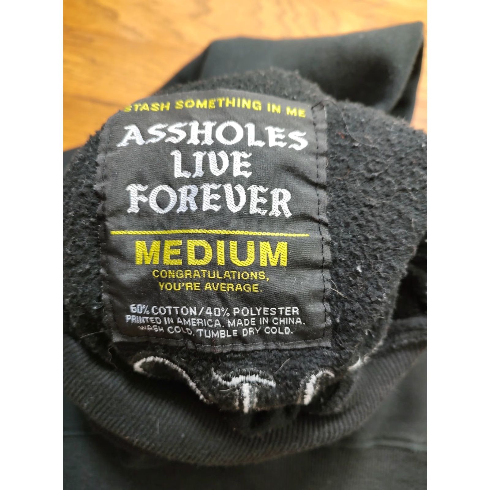 Forever 21 Forever Hoodie Unisex M Black Pullover Turtle Neck Sweatshirt Hooded Embroidered Logo Classic Funny 90s Theme (If applicable) Size US M / EU 48-50 / 2 - 4 Thumbnail