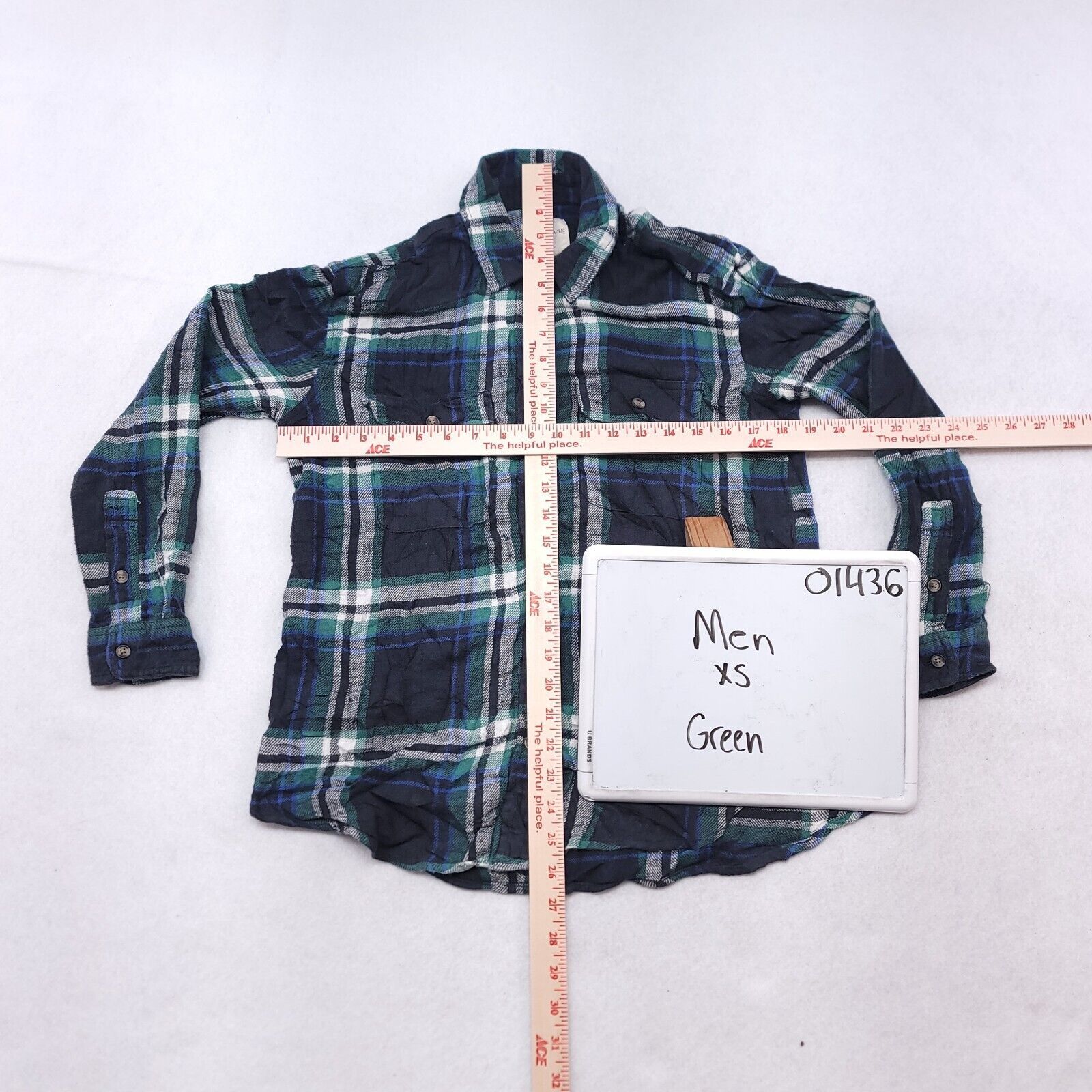 American Eagle Outfitters American Eagle Button Up Shirt Mens Size Extra Small Green Size US XS / EU 42 / 0 - 6 Thumbnail