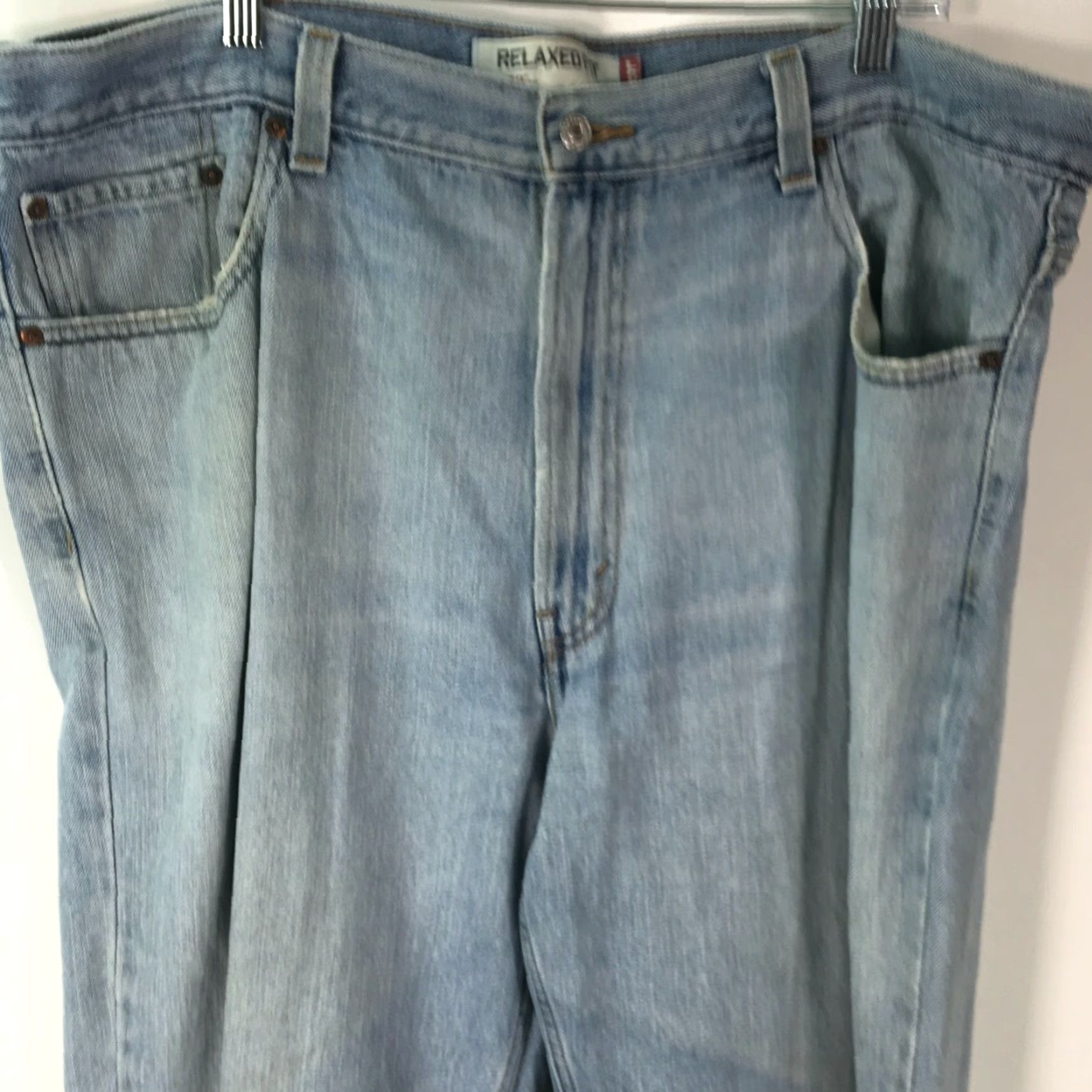 Levi's Levi's 550 Relaxed Fit Straight Leg Blue Denim Jeans 42X30 Mens Size US 42 / EU 58 - 2 Thumbnail