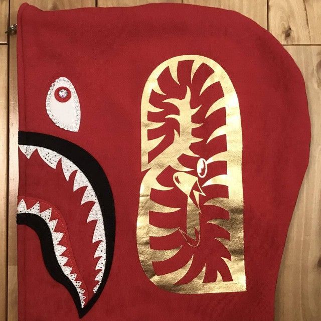 Bape × Swarovski Swarovski × BAPE camo shark full zip hoodie a bathing ape Size US M / EU 48-50 / 2 - 5 Thumbnail