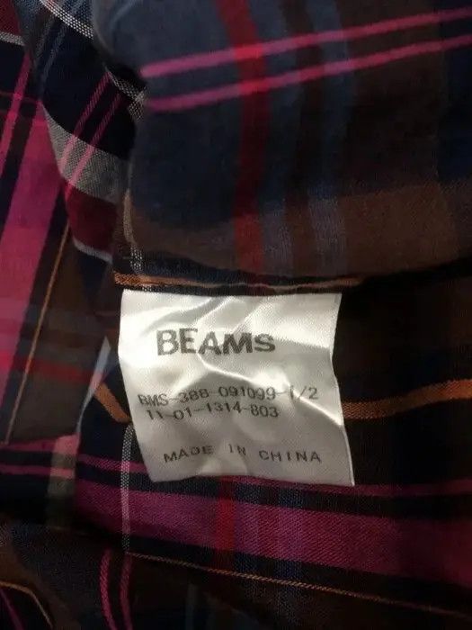 Beams Plus Beams Co.ltd Plaid Tartan Single Pocket Shirt Button Up Size US L / EU 52-54 / 3 - 5 Thumbnail