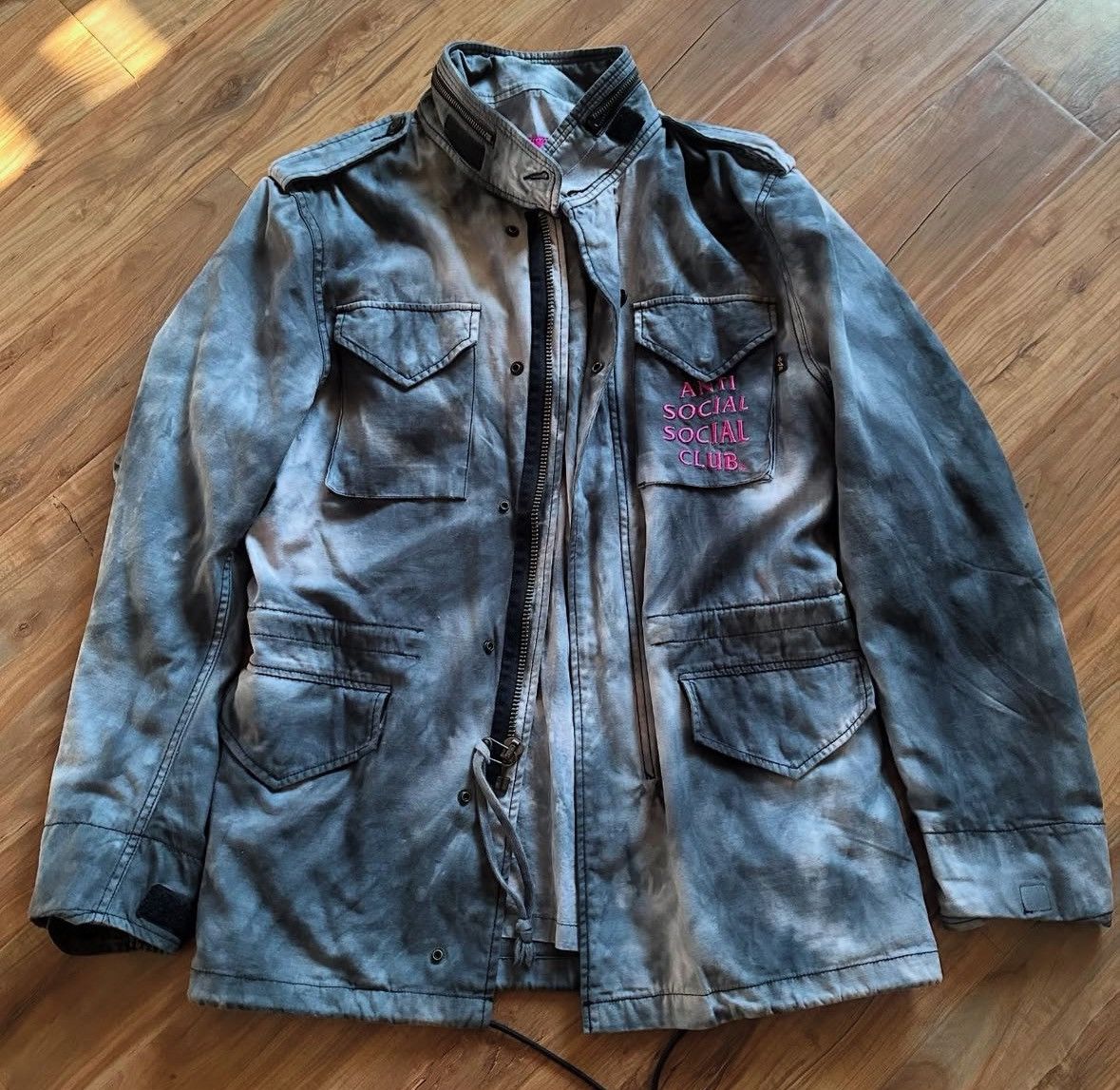 Anti Social Social Club × Designer ASSC Anti-Social Social Club Washed Denim Jean Jacket FW21 Size US S / EU 44-46 / 1 - 2 Thumbnail