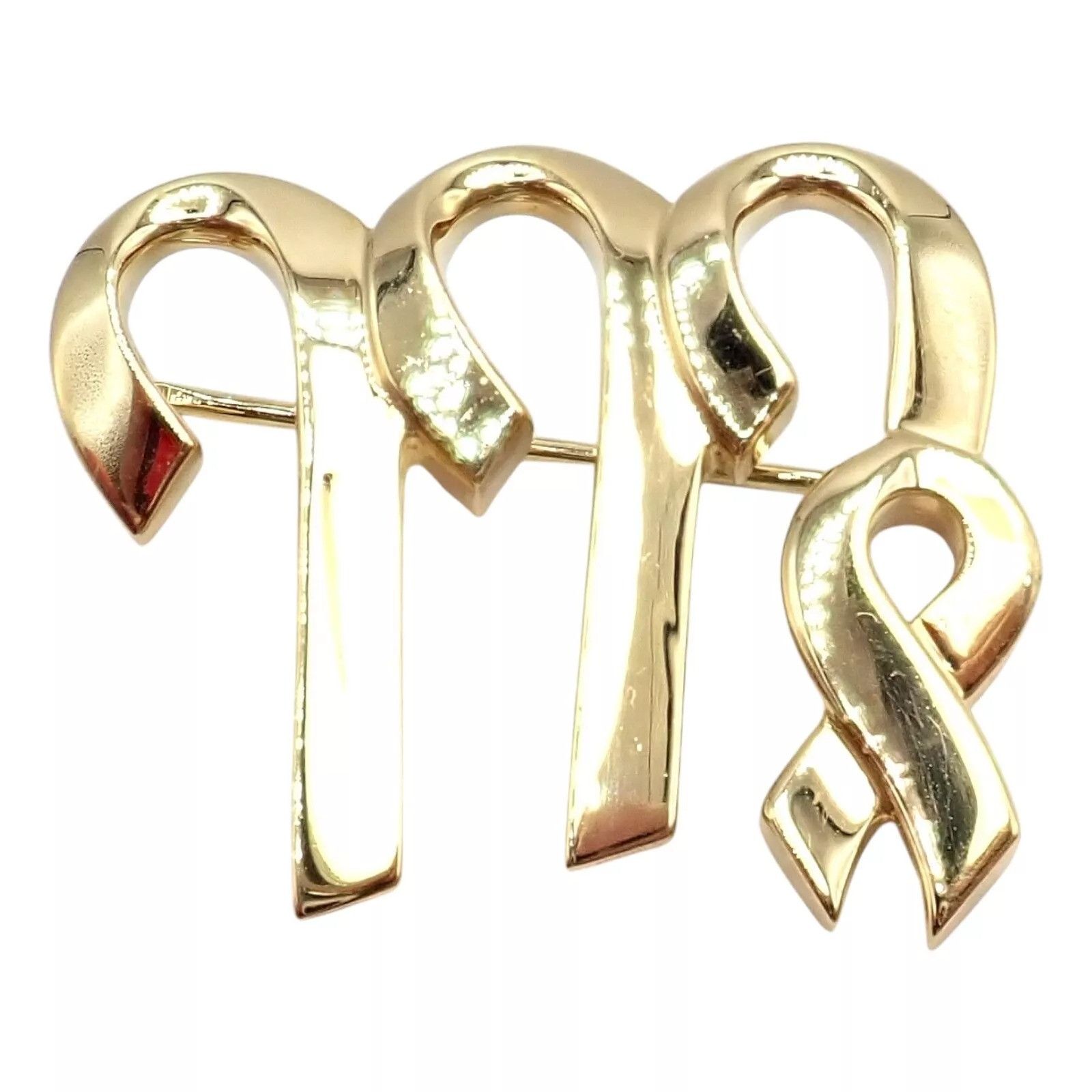 Tiffany & Co. Tiffany & Co Paloma 18k Yellow Gold Zodiac Virgo Pin Brooch Size ONE SIZE - 6 Thumbnail