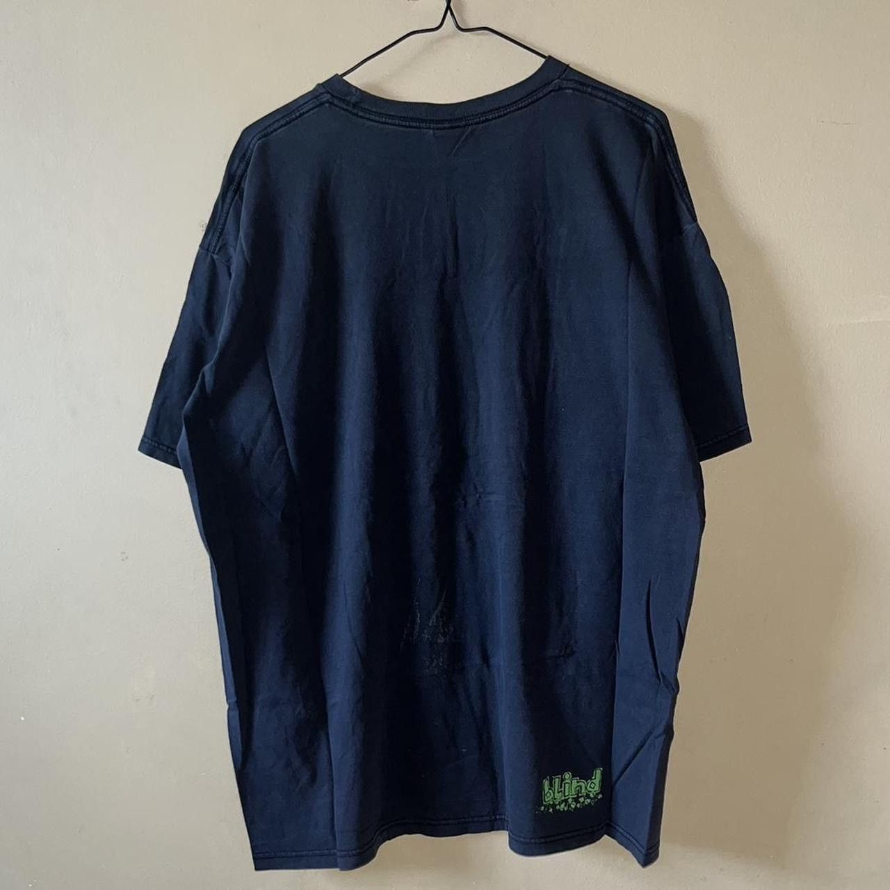 Blind Skateboards Vintage 2000s Blind Skateboards Spell-out Logo Tee Fader Size US L / EU 52-54 / 3 - 2 Thumbnail