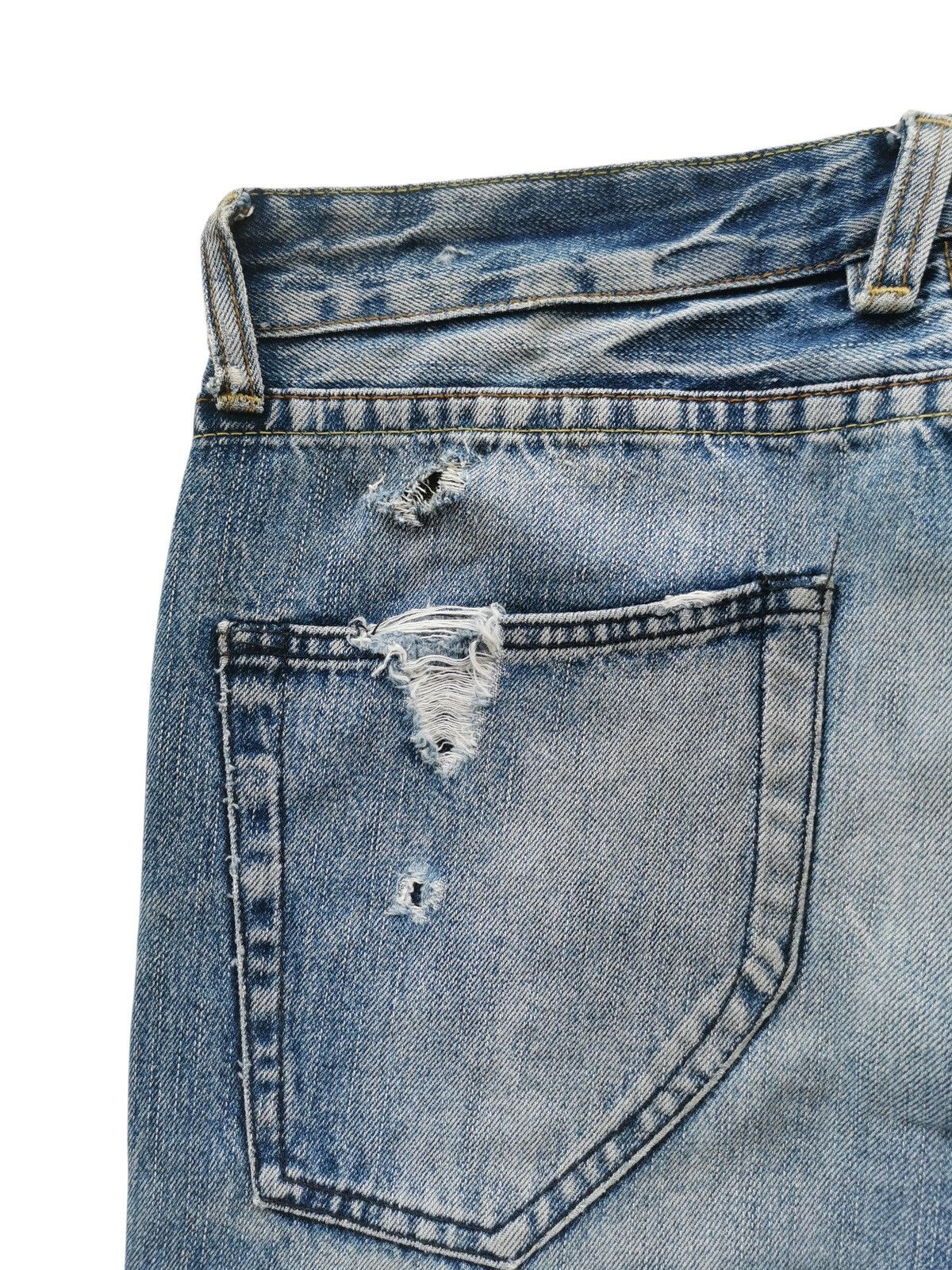 Replay Vintage Replay Distressed Denim Jeans ♦️ 31x34.5 Size US 31 - 6 Thumbnail