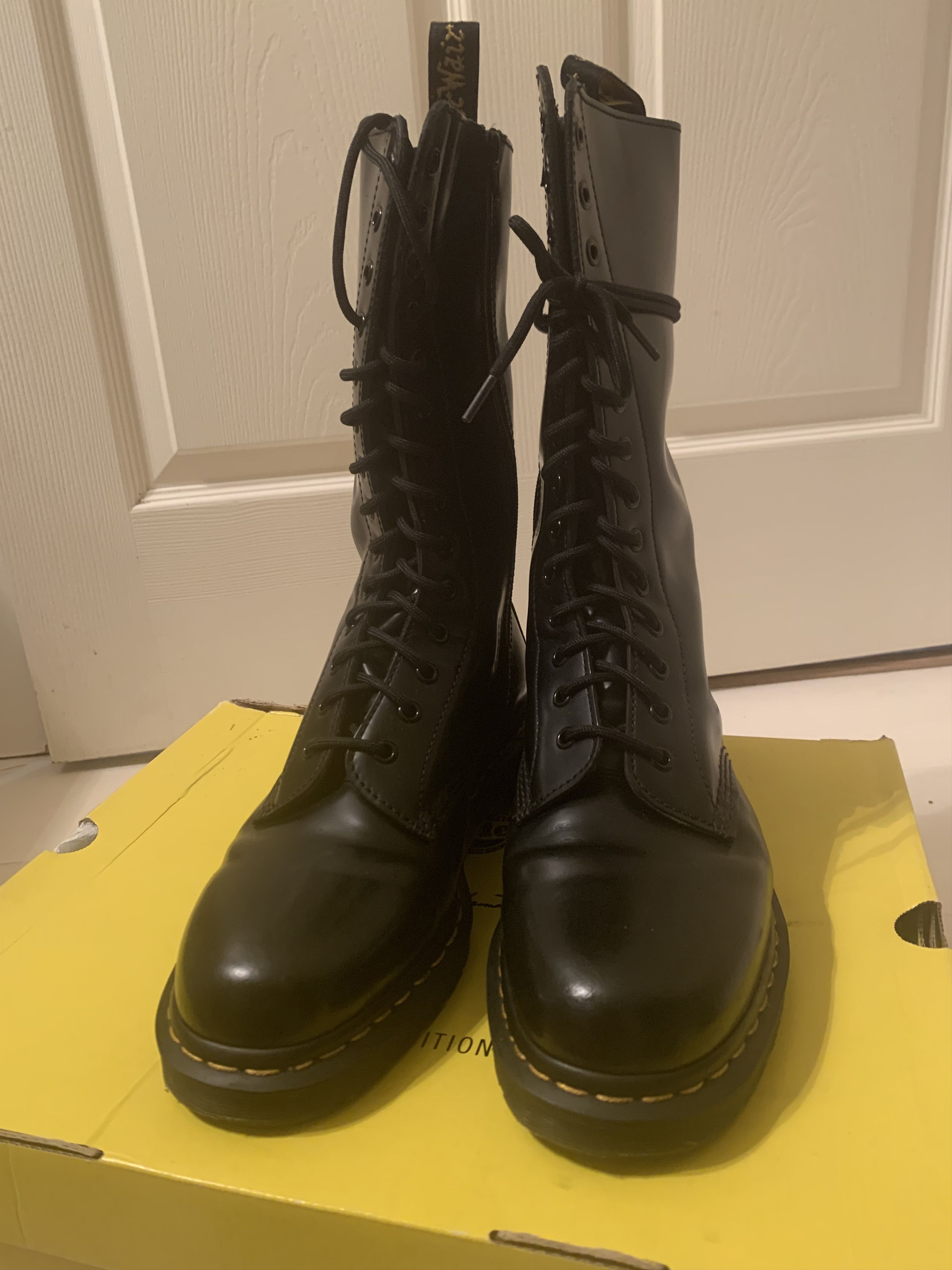 Dr. Martens × Yohji Yamamoto Yohji Yamamoto x Dr. Martens 1914 Zipper Airwair Boots Size US 11 / EU 44 - 4 Thumbnail