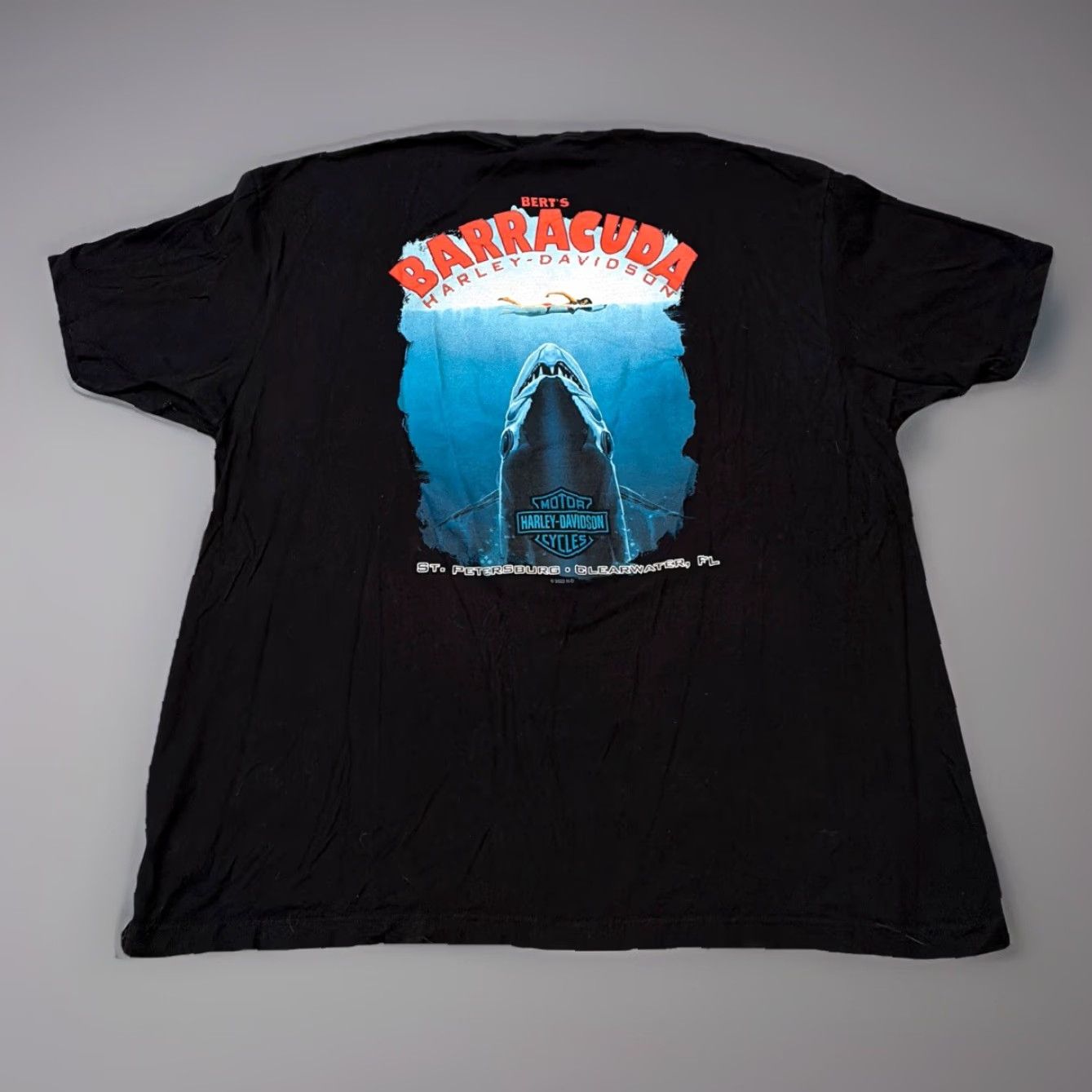 Harley Davidson Harley-Davidson T-Shirt Black 3XL Biker Mens Shirt 2023 Size US XXL / EU 58 / 5 - 2 Thumbnail