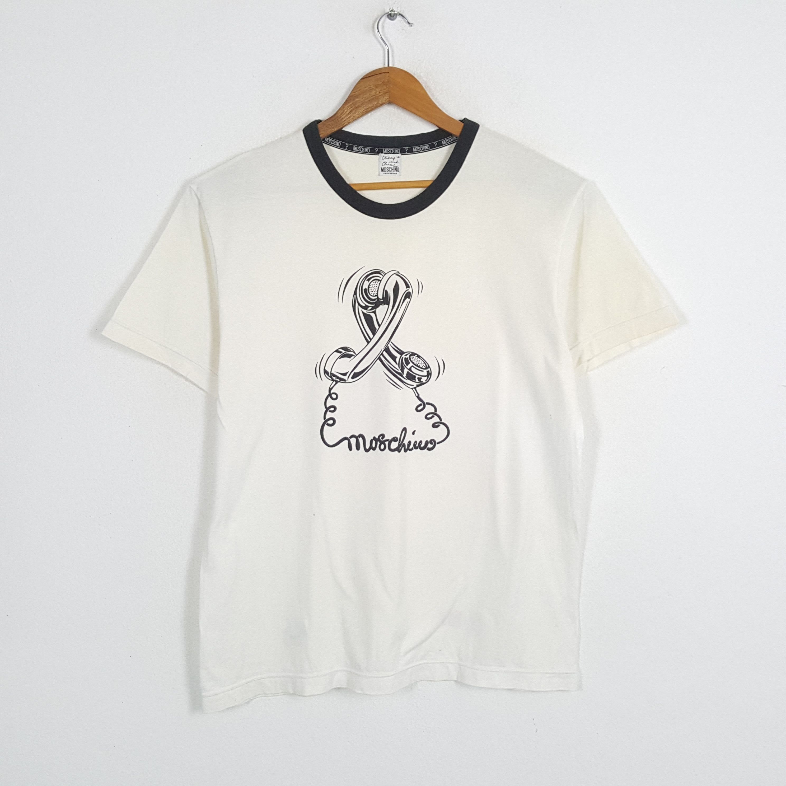 Japanese Brand × Moschino × Vintage Vintage MOSCHINO Japanese Fashion Brand T-Shirts Size US L / EU 52-54 / 3 - 1 Thumbnail