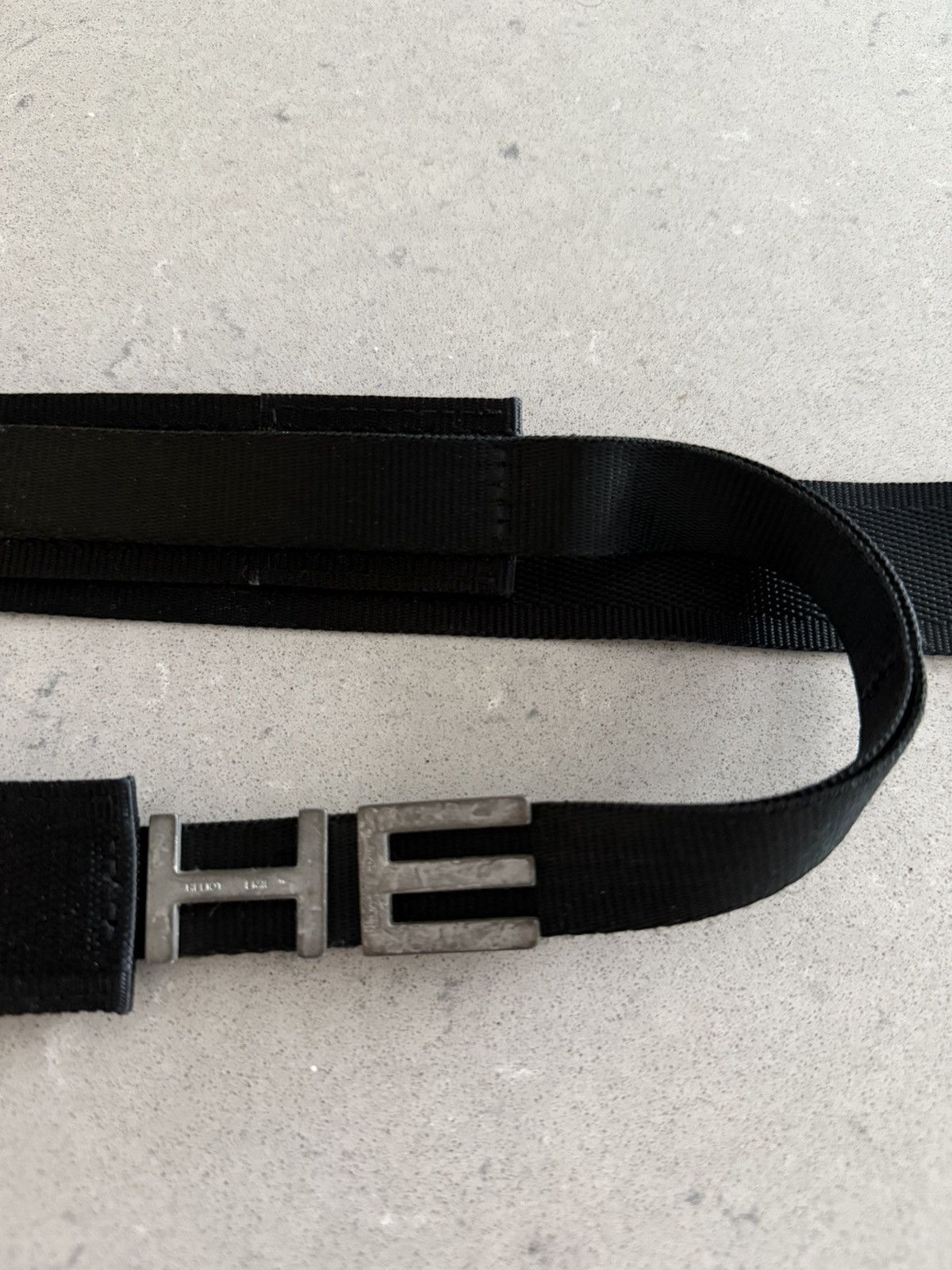 Heliot Emil Heliot Emil Black logo Belt Size ONE SIZE - 2 Thumbnail