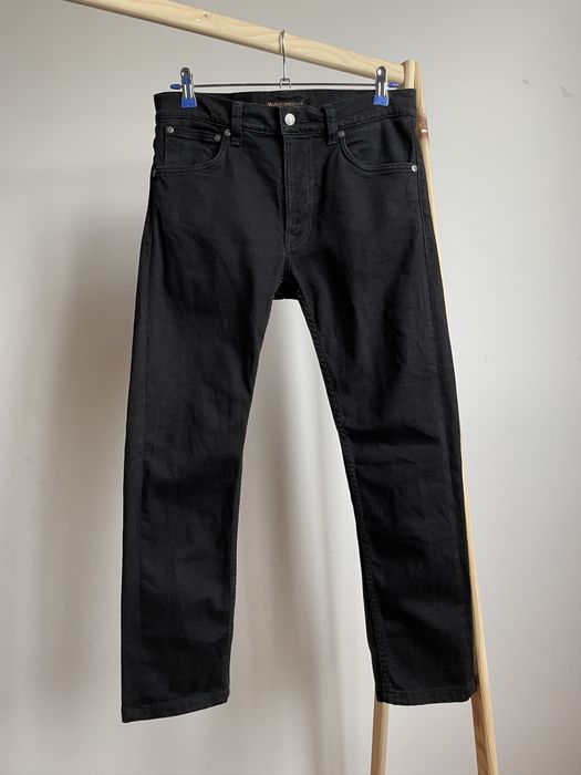 Nudie Jeans Nudie Jeans Lean Dean Dry Everblack Denim Size 32x30