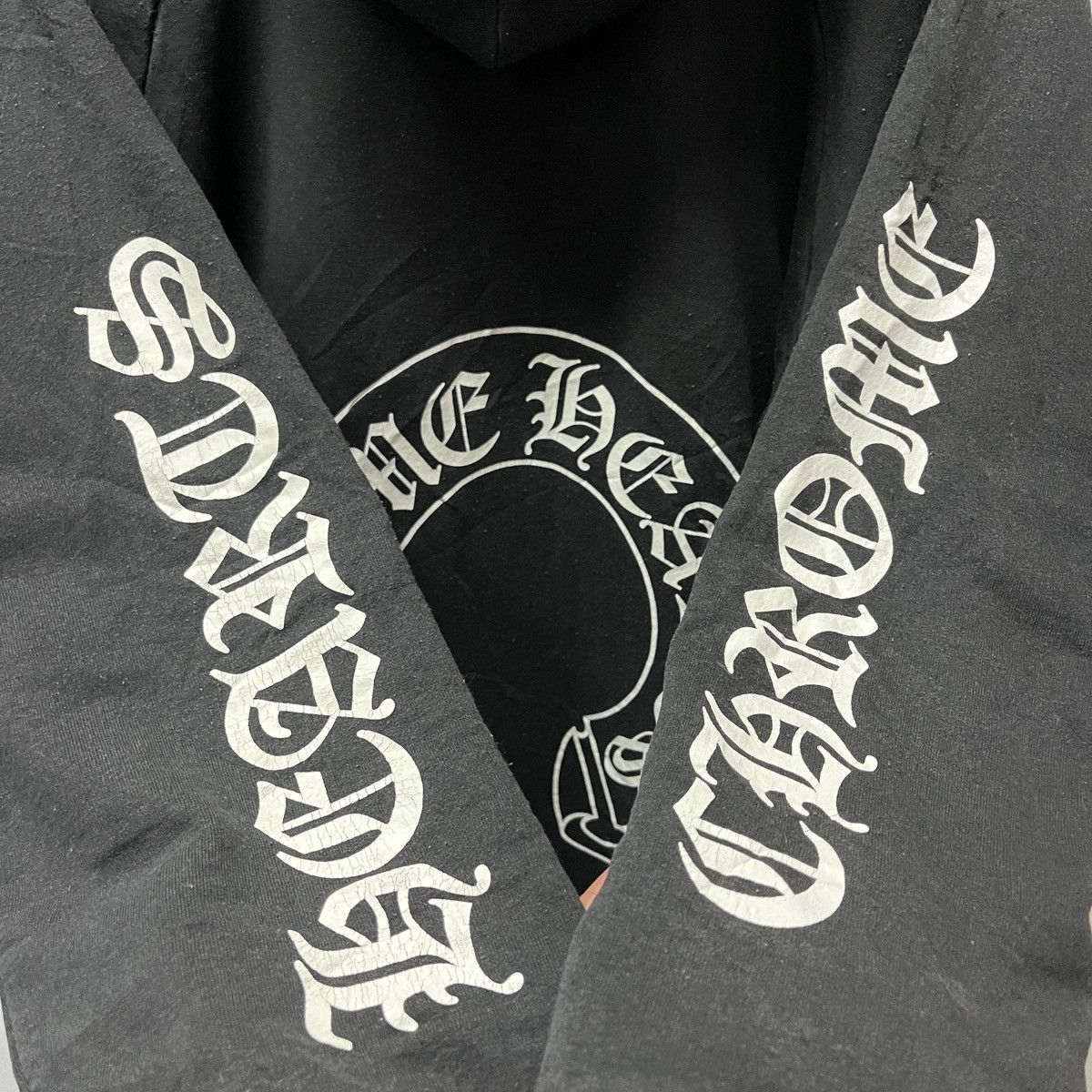 Chrome Hearts × Vintage Chrome Hearts FUCK YOU Horseshoe Thermal Pullover Hoodie Size US M / EU 48-50 / 2 - 3 Thumbnail