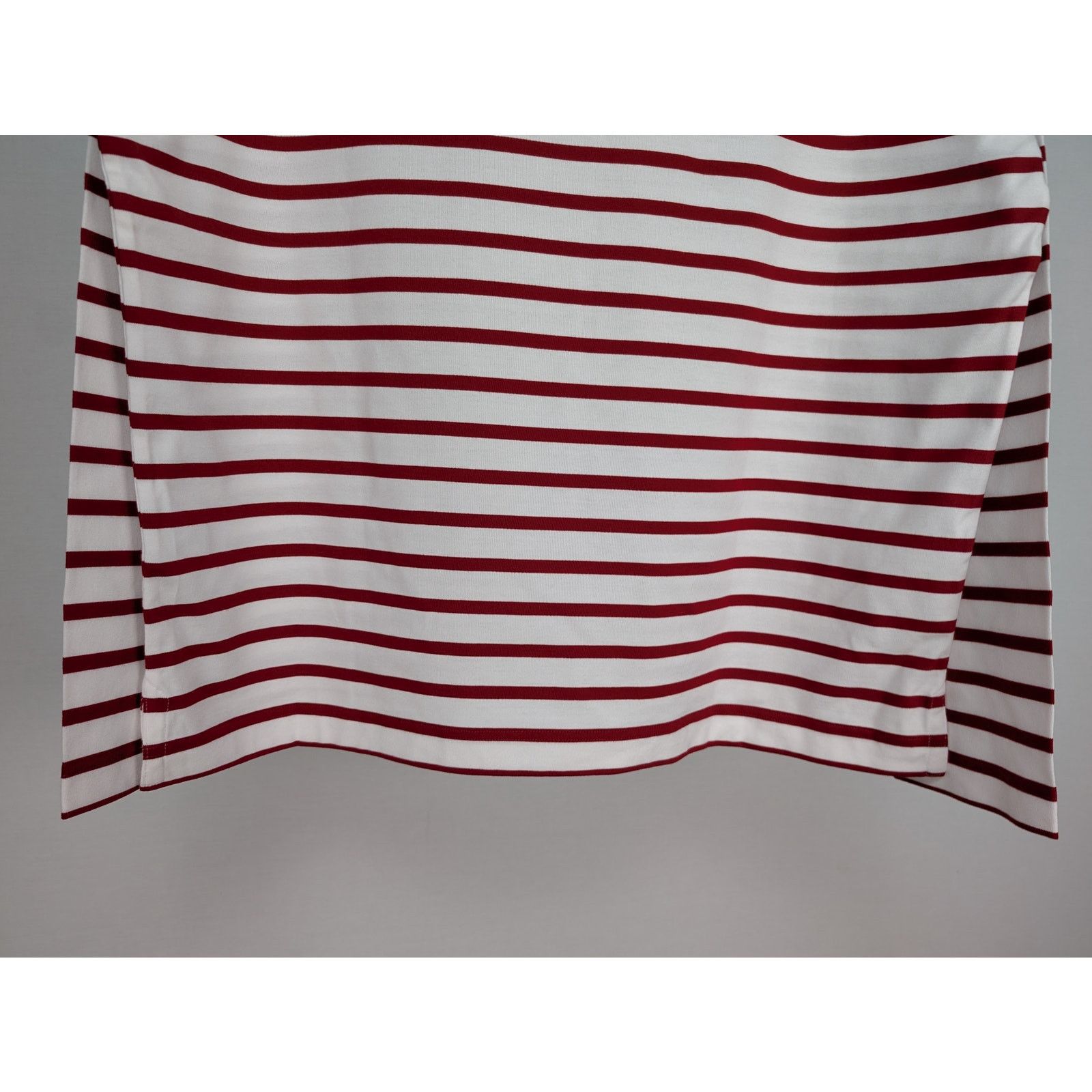 Loro Piana o1rshd1 Men's T-Shirt ML Riomaggiore in White/Red Size US XL / EU 56 / 4 - 8 Thumbnail