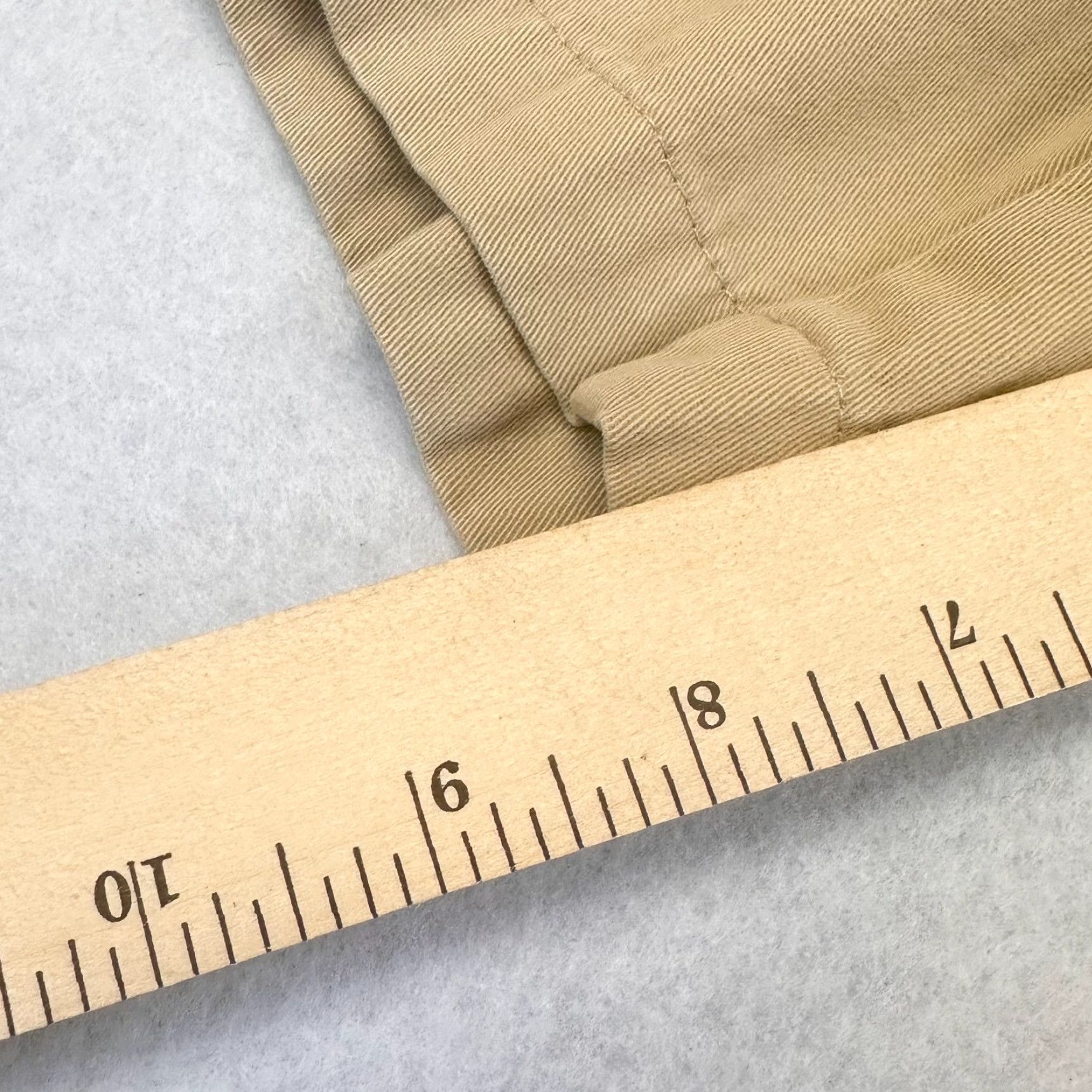 Nike Nike Mens Chinos Casual Canvas Cotton Khaki 40 x 8 Beige Golf Swoosh EUC Size US 40 / EU 56 - 6 Thumbnail