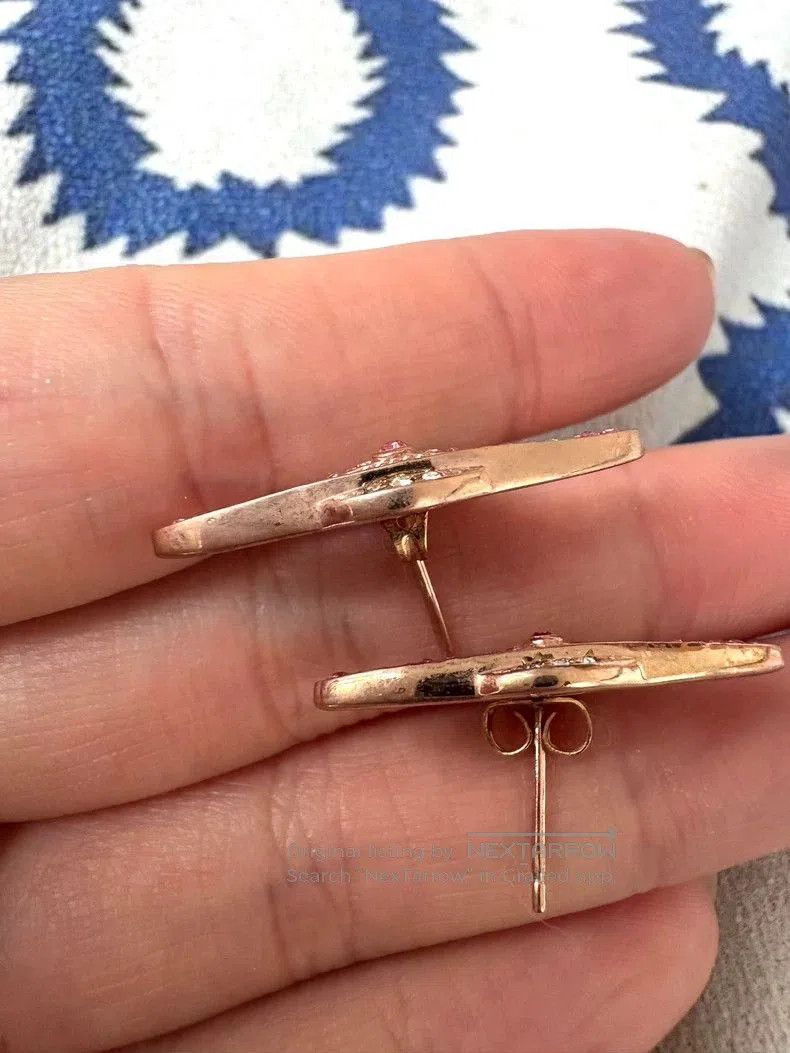 Vivienne Westwood Vivienne Westwood Pink Gold Saturn Earrings. Size ONE SIZE - 6 Thumbnail