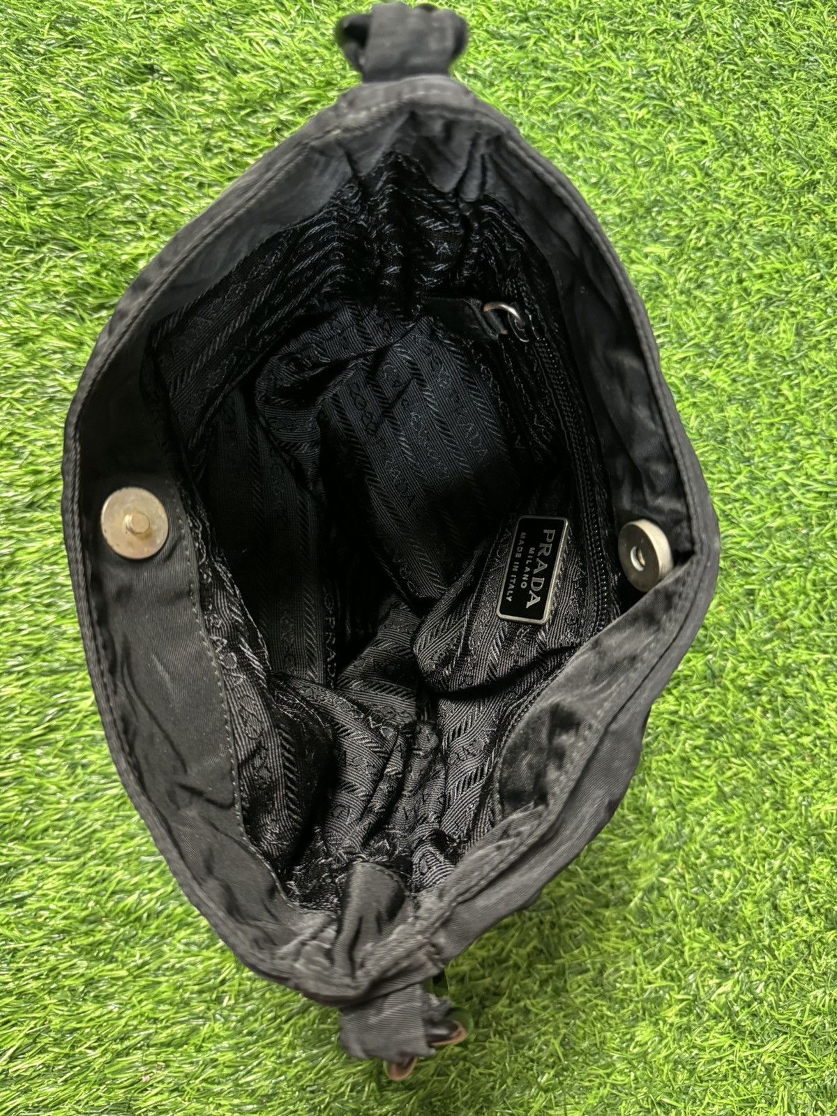 Prada prada black tessuto chain shoulder bag Size ONE SIZE - 9 Thumbnail