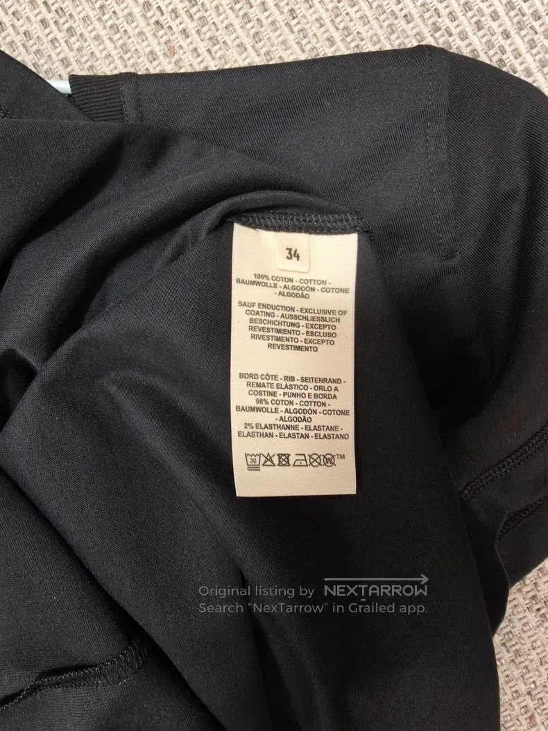Hermes Hermes Black Printed T-Shirt Size XXS / US 00 / IT 34 - 3 Thumbnail