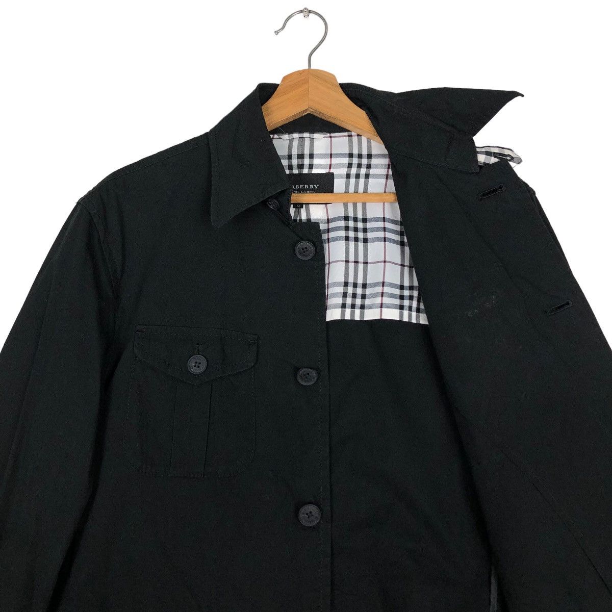 Burberry 🔥Vintage Chore Jacket Burberry Black Label Nova Check Size US M / EU 48-50 / 2 - 10 Thumbnail