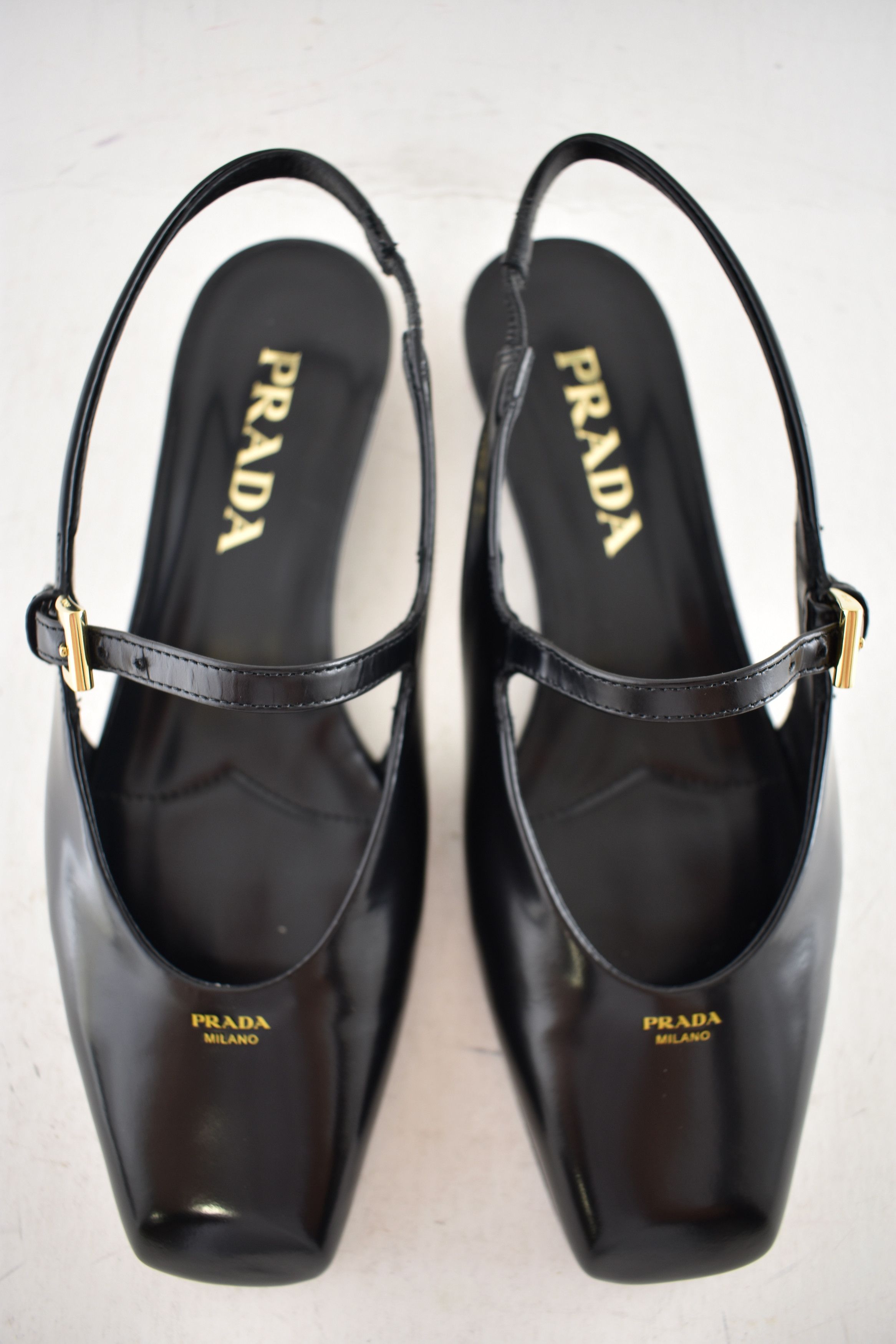 Prada Prada Square Mary Jane Slingback Ballerina Ballet Flat 36 Size US 6 / IT 36 - 9 Thumbnail