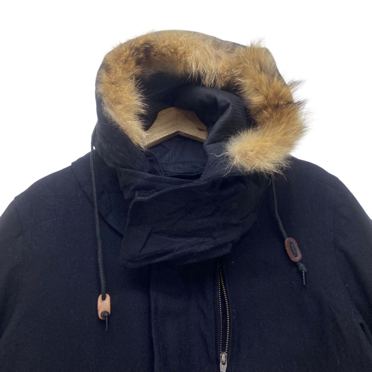 Beams Plus The Beams Vietnam Raccoon Fur Wool Jacket Parka Size US S / EU 44-46 / 1 - 6 Thumbnail