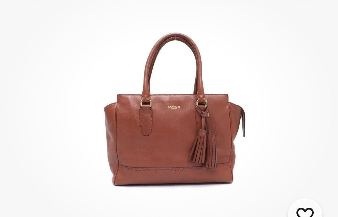 Coach COACH Legacy Candace Carryall – Cognac Leather Size ONE SIZE - 9 Thumbnail