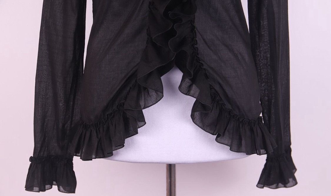 Alexander McQueen Alexander McQueen 2008 Blouse Shirt Size M / US 6-8 / IT 42-44 - 3 Thumbnail