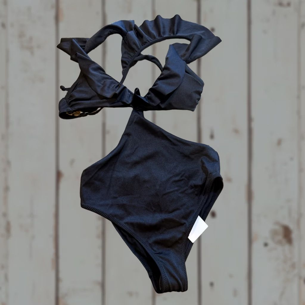 H&M H&M One Piece Swim Suit Women Black Cut Out Size 2 New w Tags Size XS / US 0-2 / IT 36-38 - 1 Thumbnail