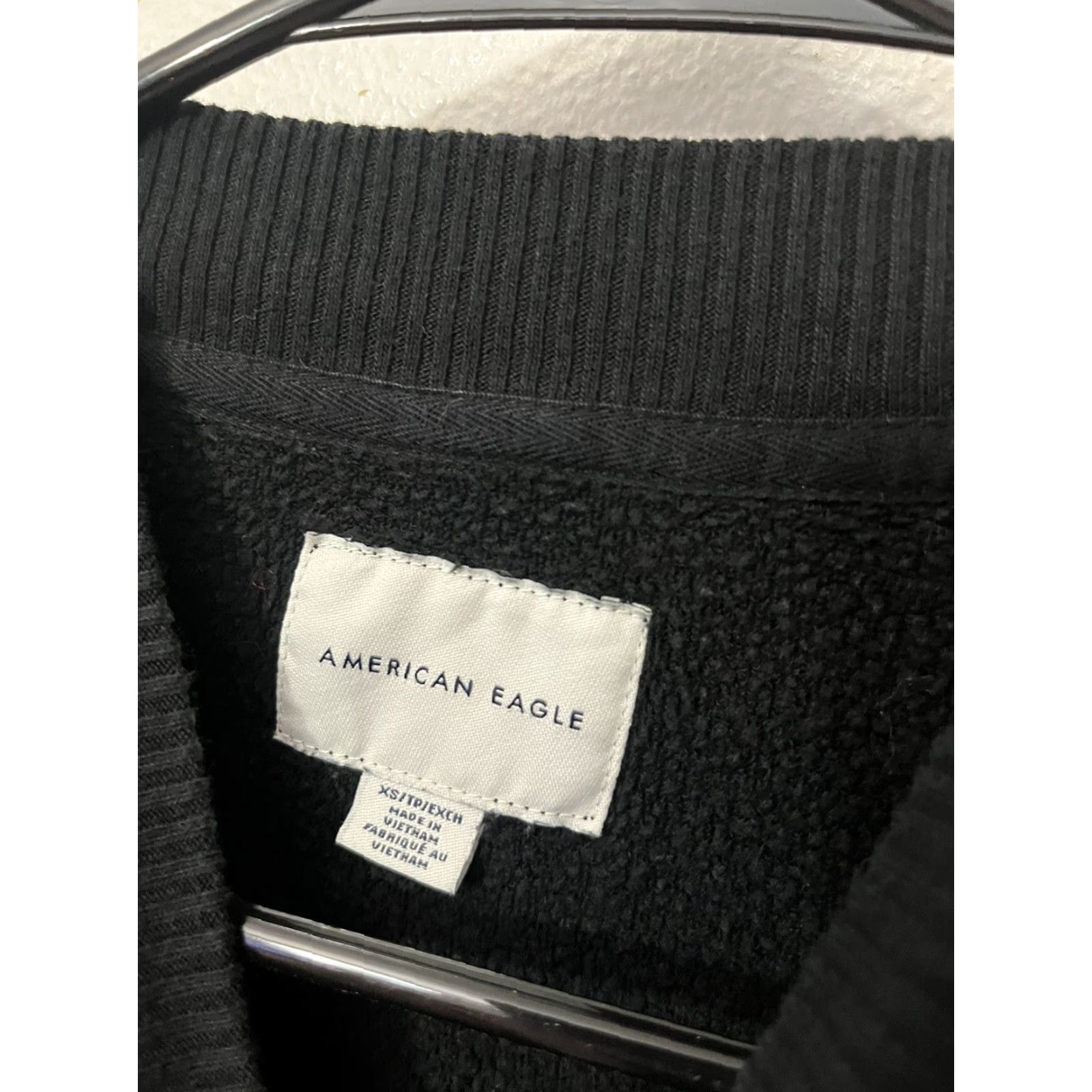 American Eagle Outfitters American Eagle Outfitters Womens Black Soft Chunky Knit Pullover Sweater XS Long Sleeve Casual Size XS / US 0-2 / IT 36-38 - 3 Thumbnail