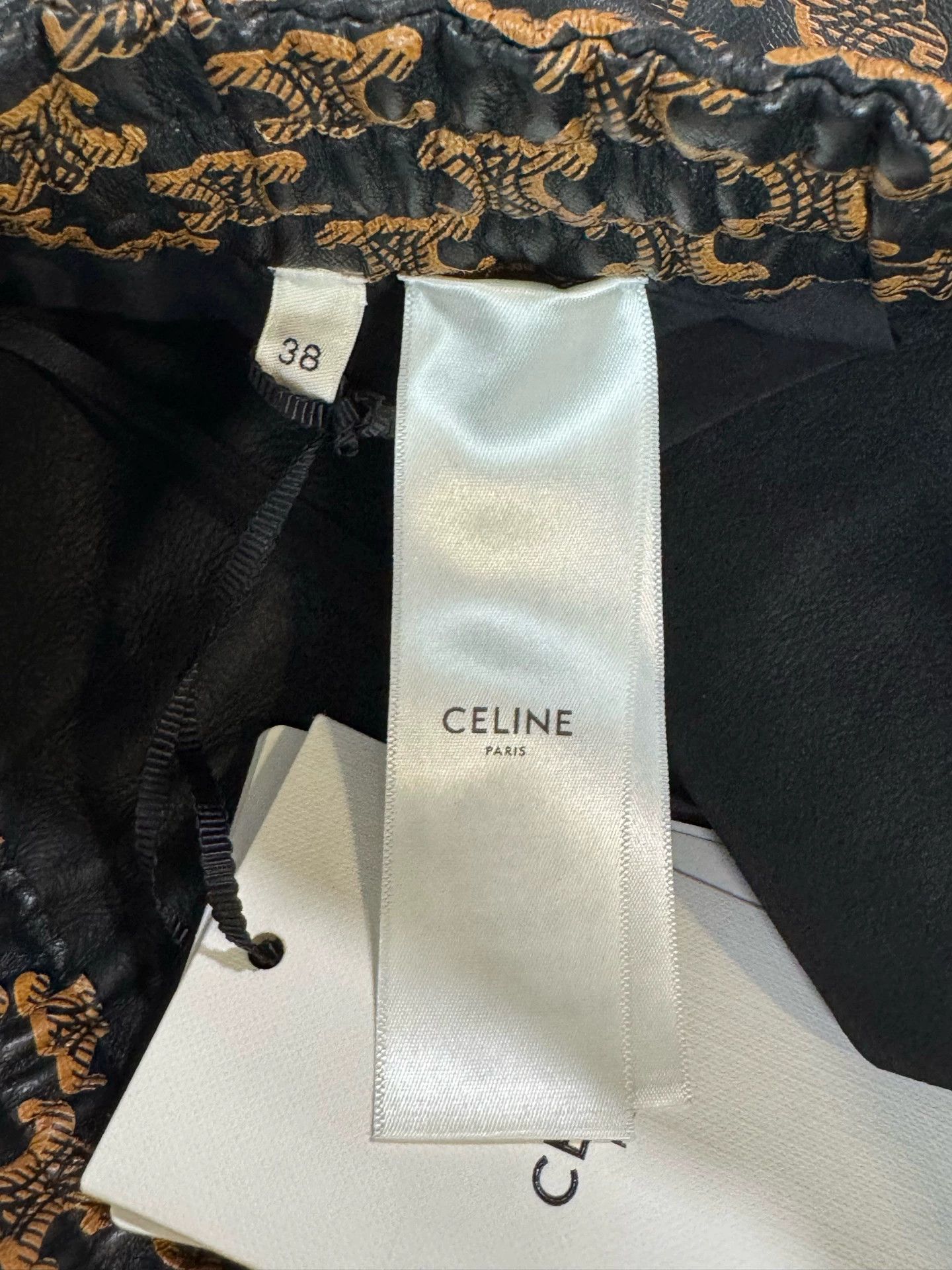 Celine Celine Triomphe Leather Shorts 38 New Size 26" / US 2 / IT 38 - 7 Thumbnail